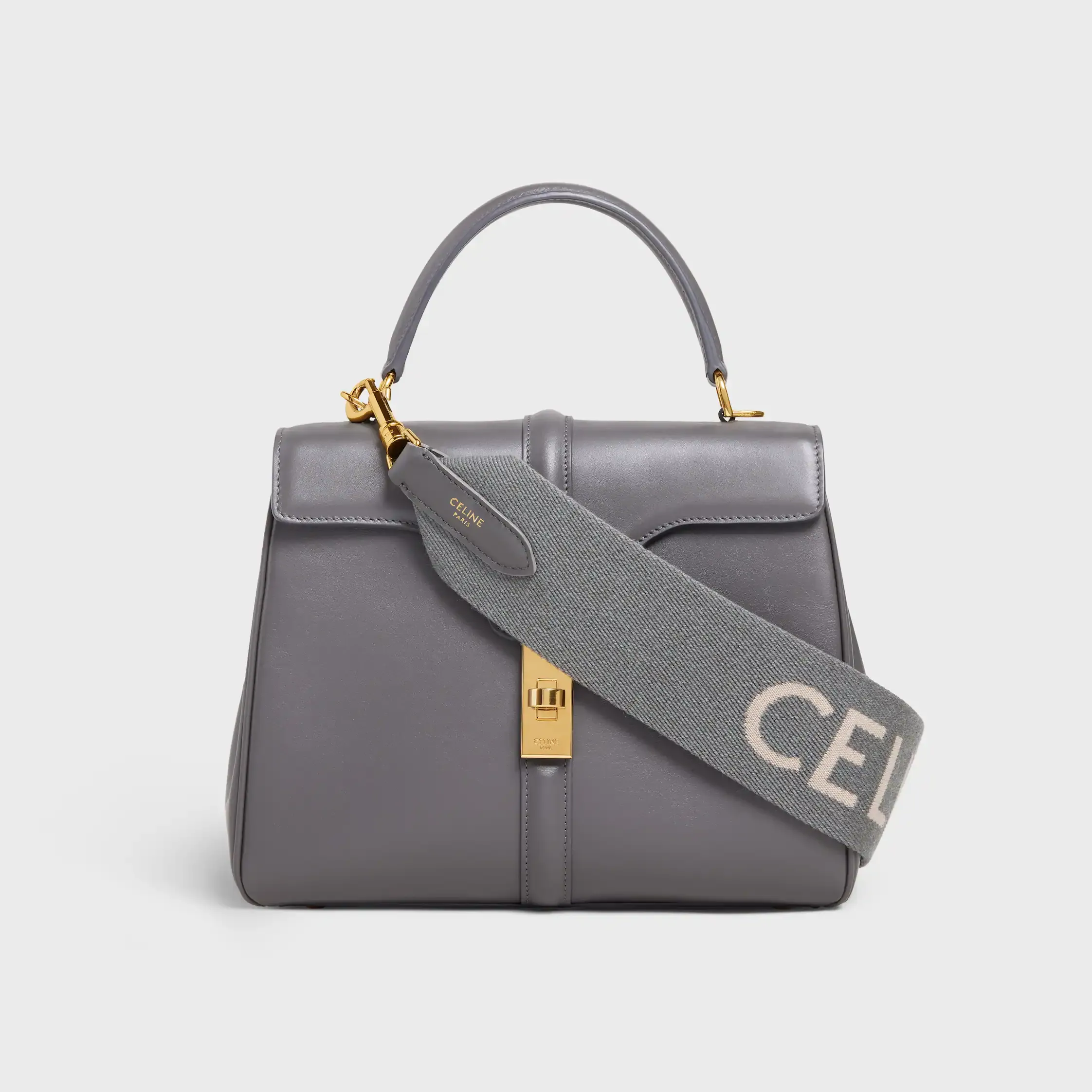 Courroie en laine avec jacquard Celine