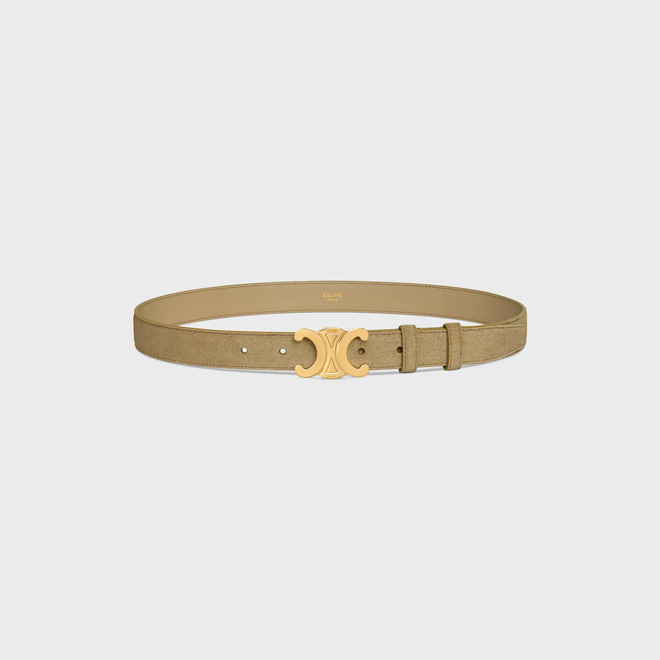 Ceinture Triomphe 25 MM EN SUÈDE DE VEAU