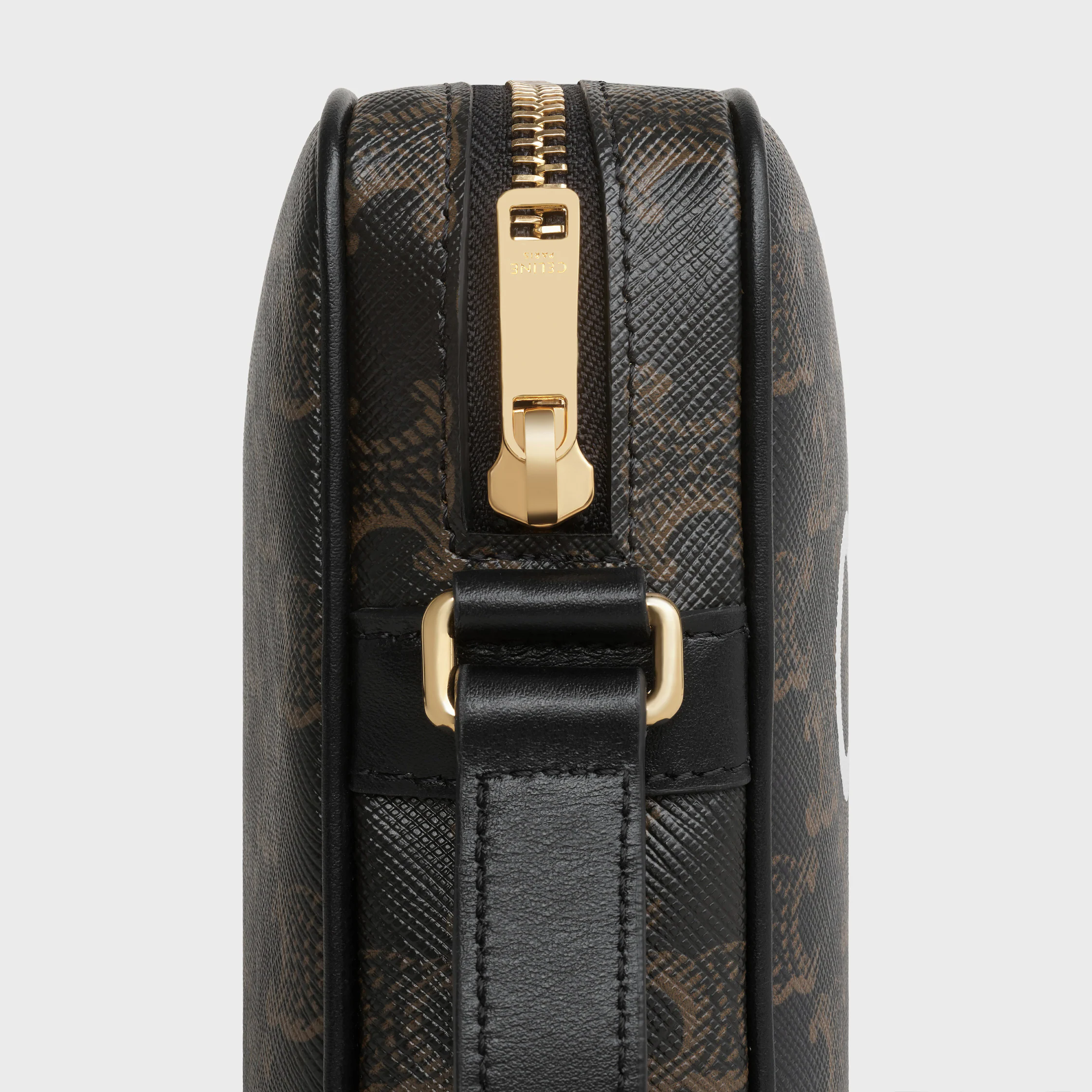 SAC À MAIN MOYEN EN TOILE TRIOMPHE AVEC IMPRIMÉ CELINE