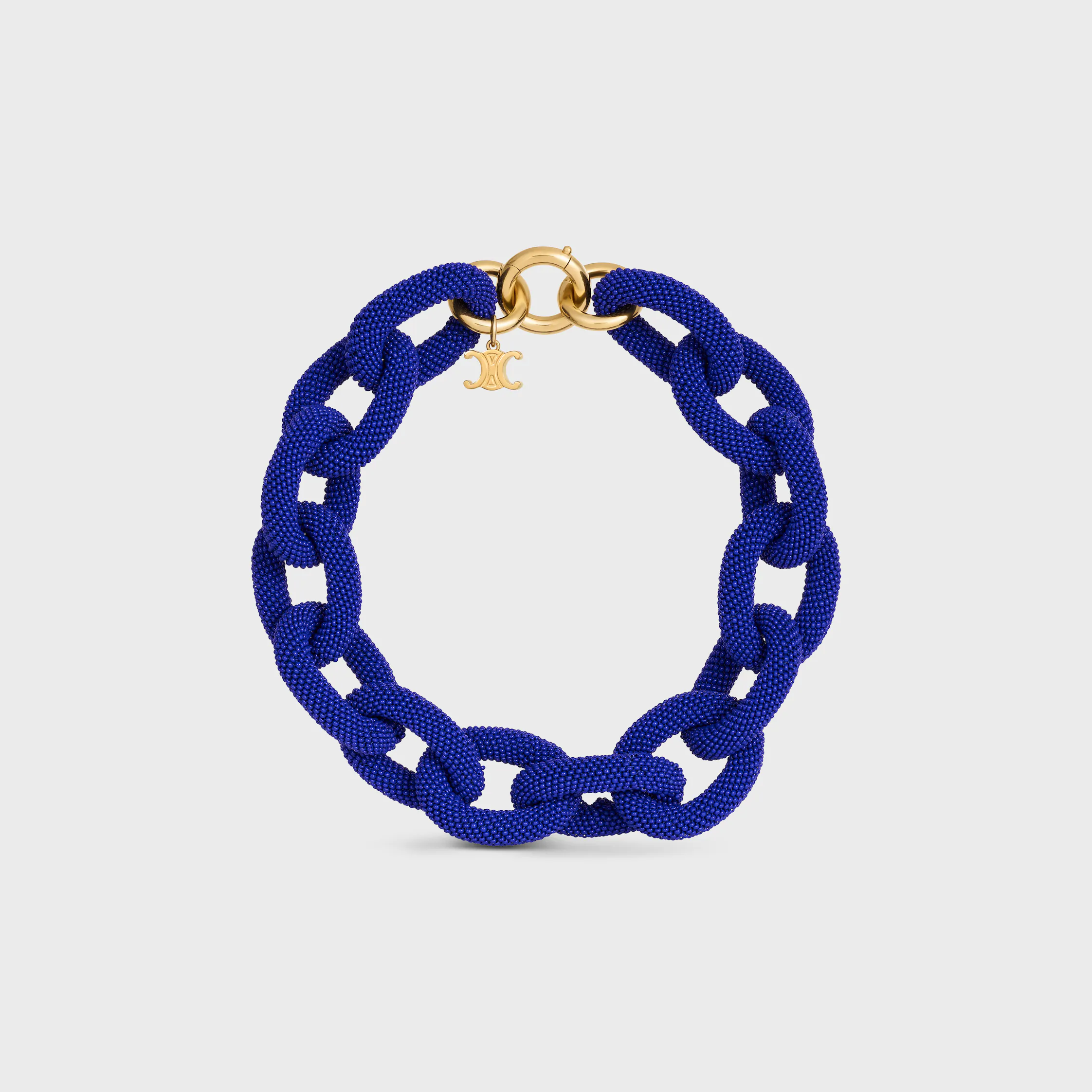 Collier Celine Links Été en Perles et laiton avec finition or