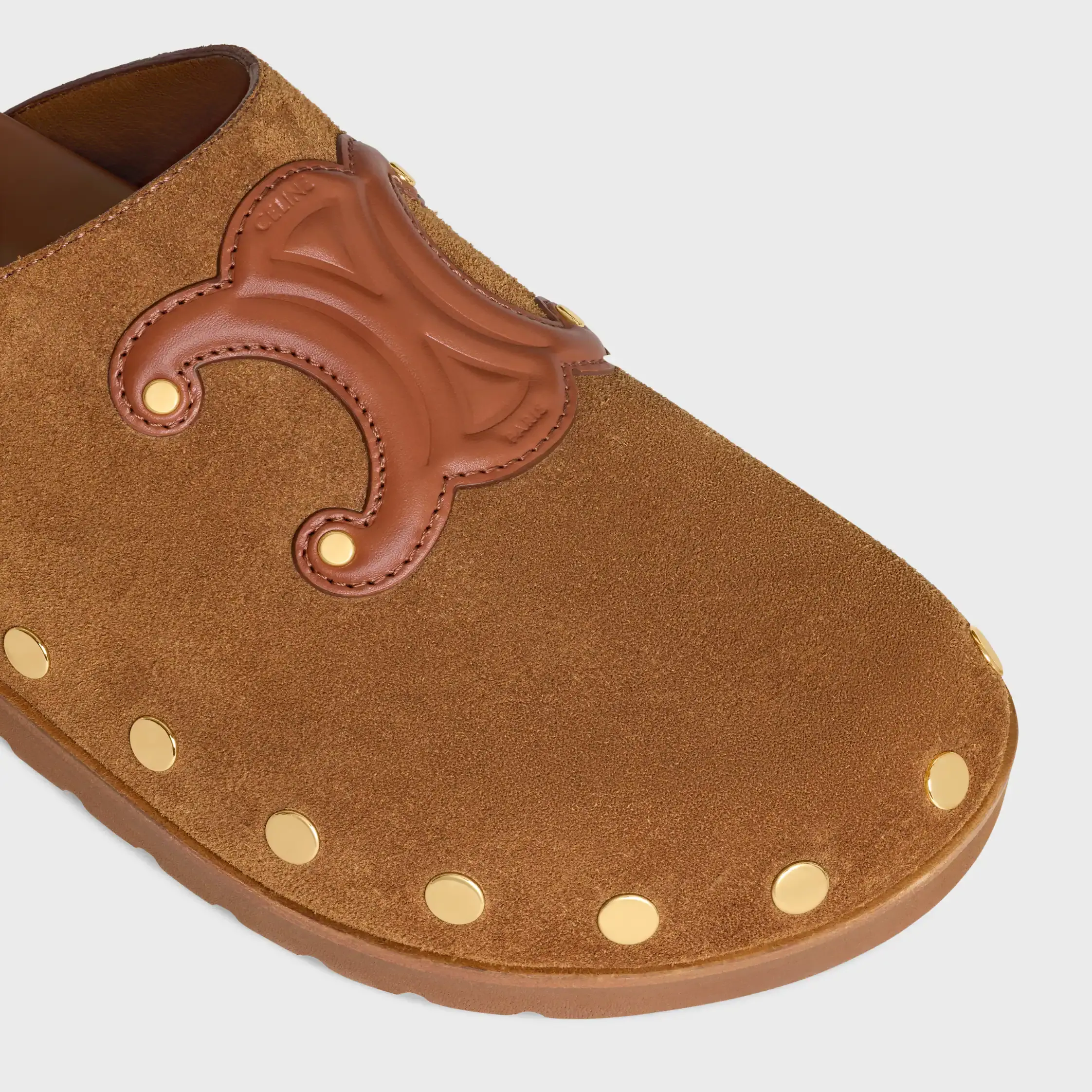 CLOG PITEA EN Suede Cuir de Veau
