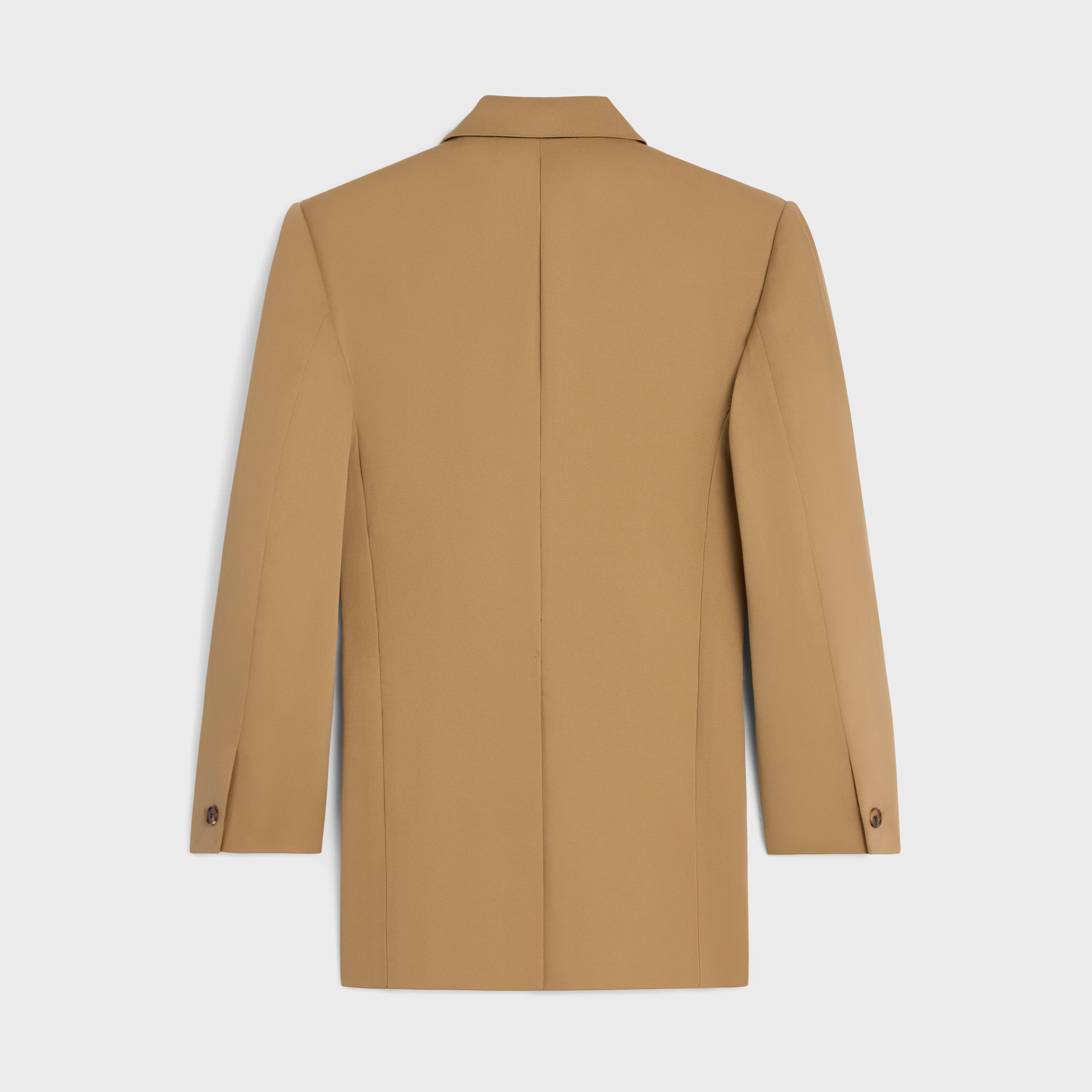 MANTEAU COLONNE EN MOHAIR ET LAINe