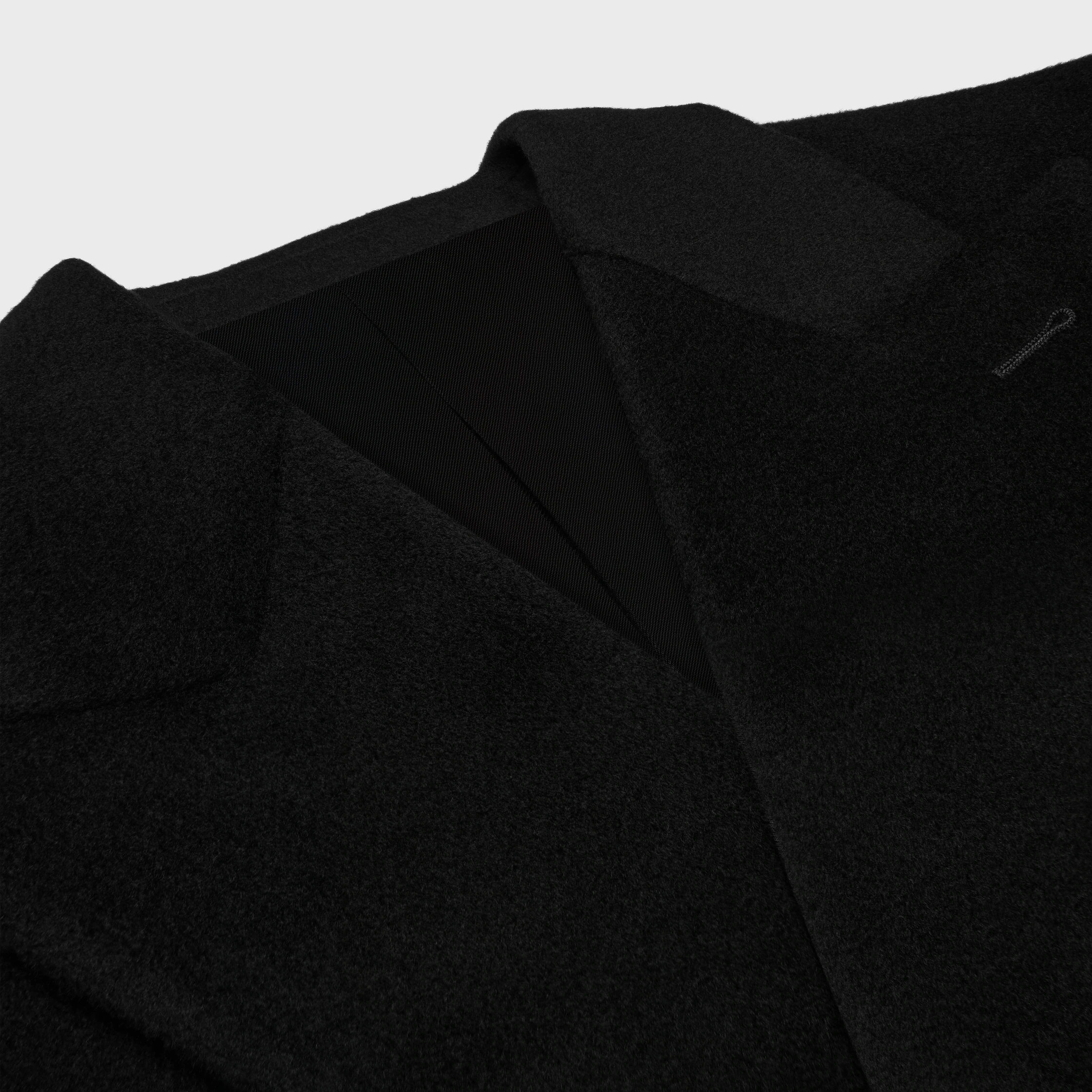 manteau en tissu laine