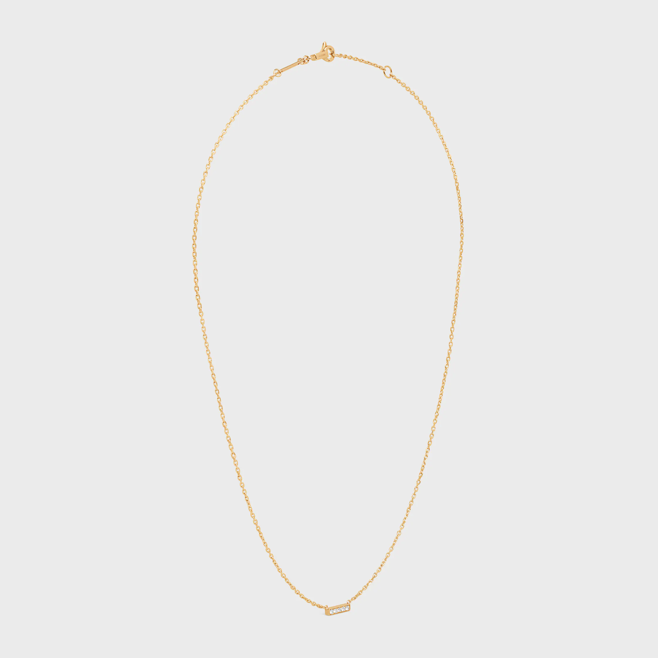 Collier Celine Line en or jaune et diamants