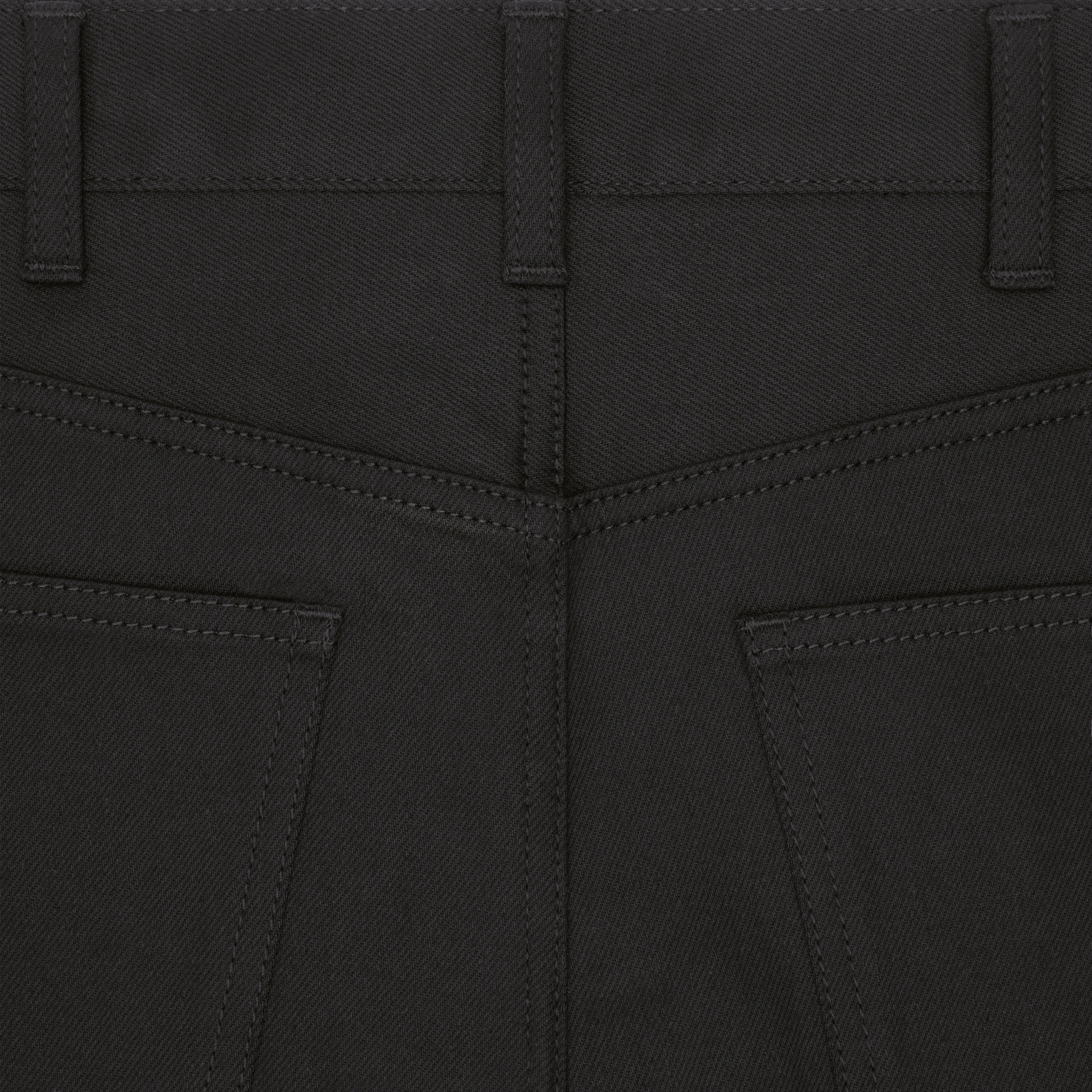 jeans skinny en denim noir pur vintage