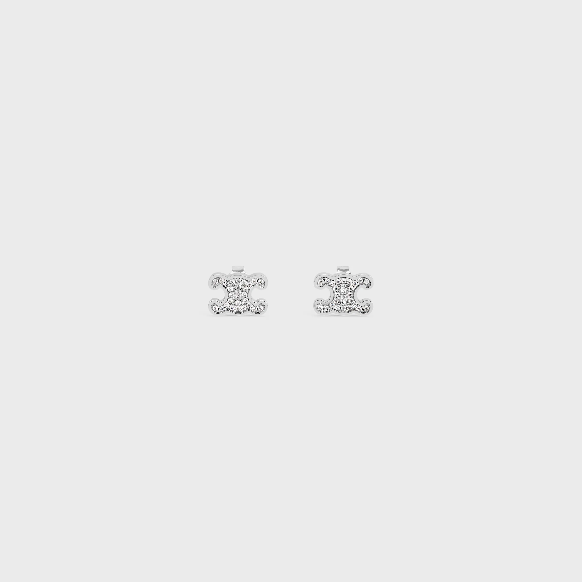 Triomphe Piercings Strass et laiton avec finition rhodiée