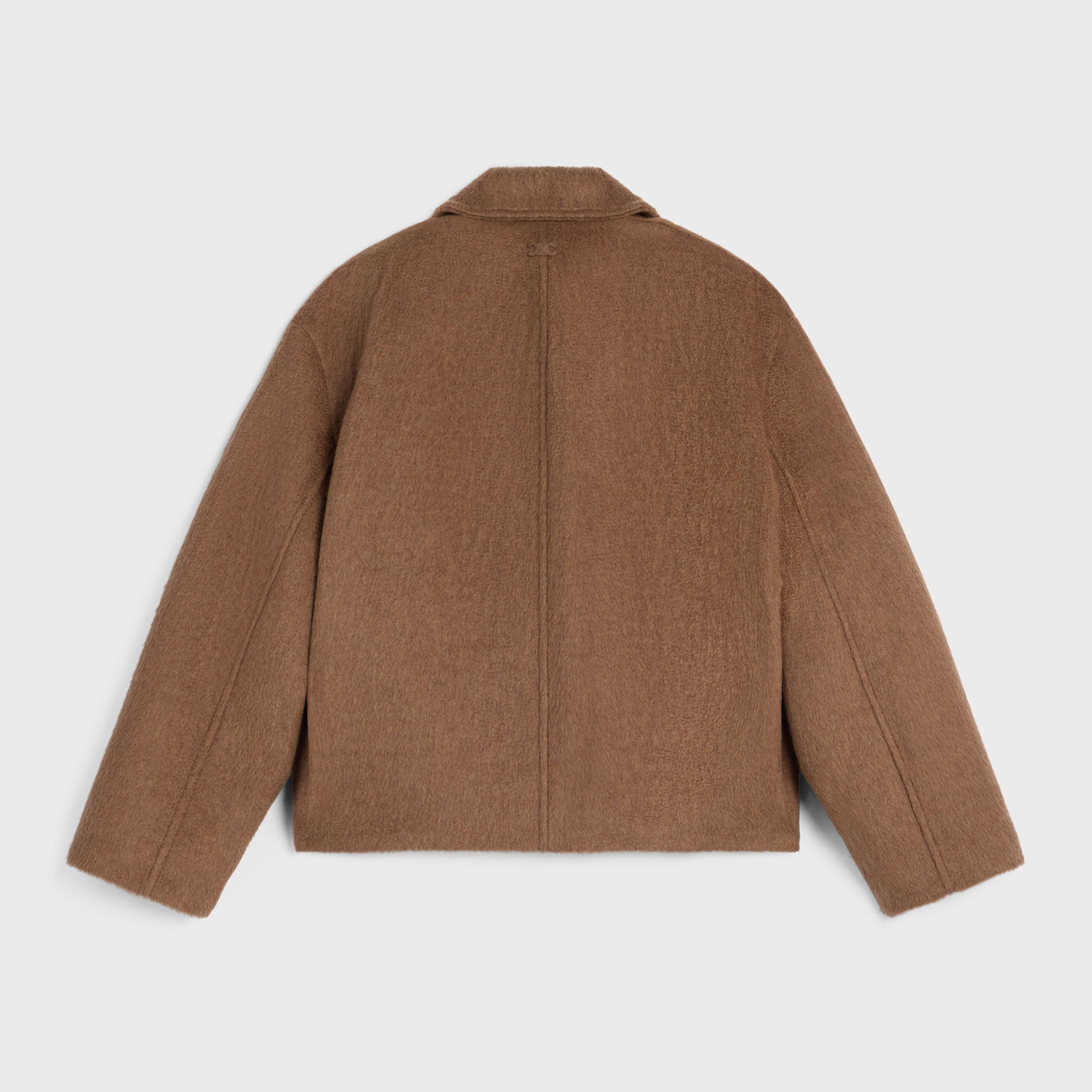 manteau IN en cachemire double-face et chameau