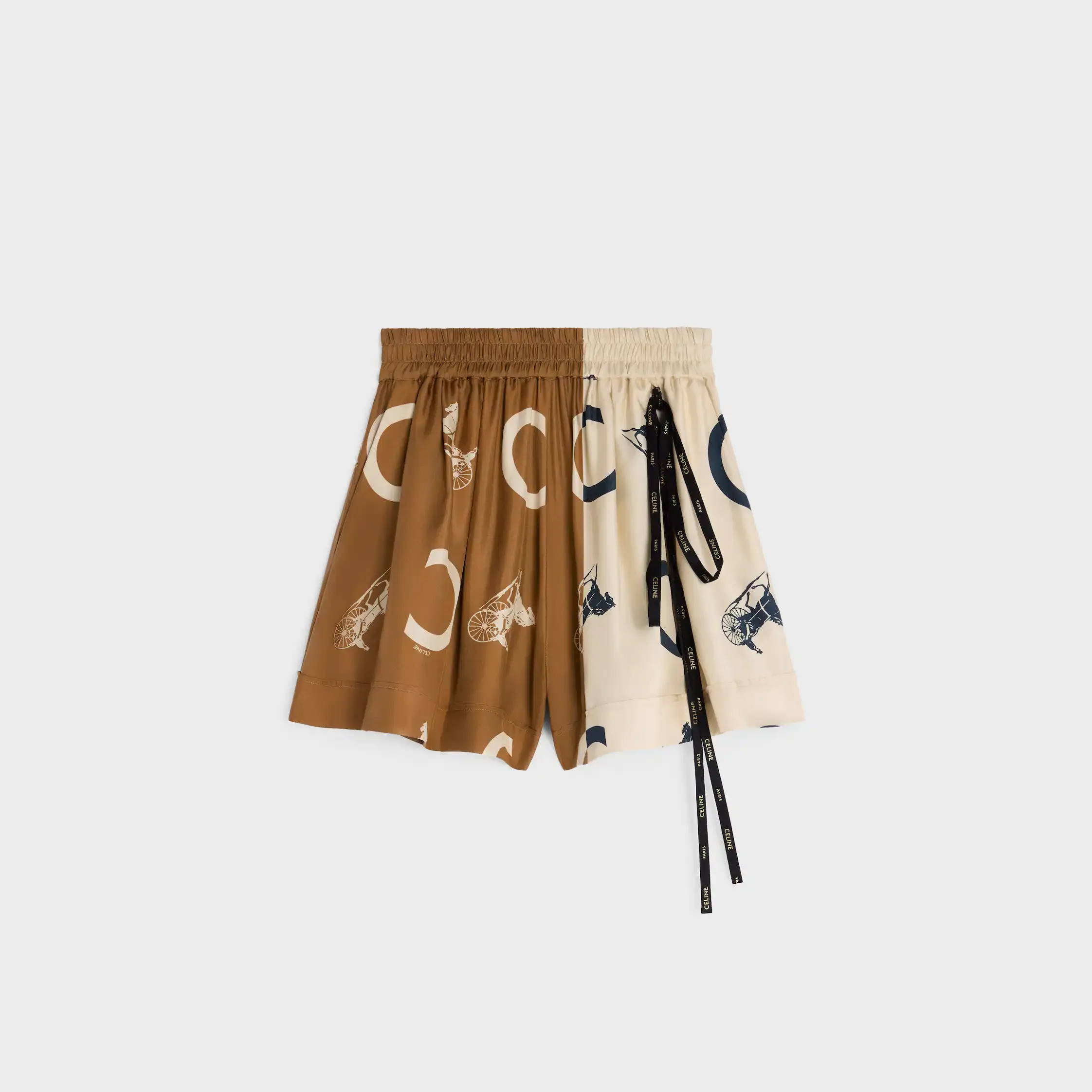 pantalon de pyjama en soie twill