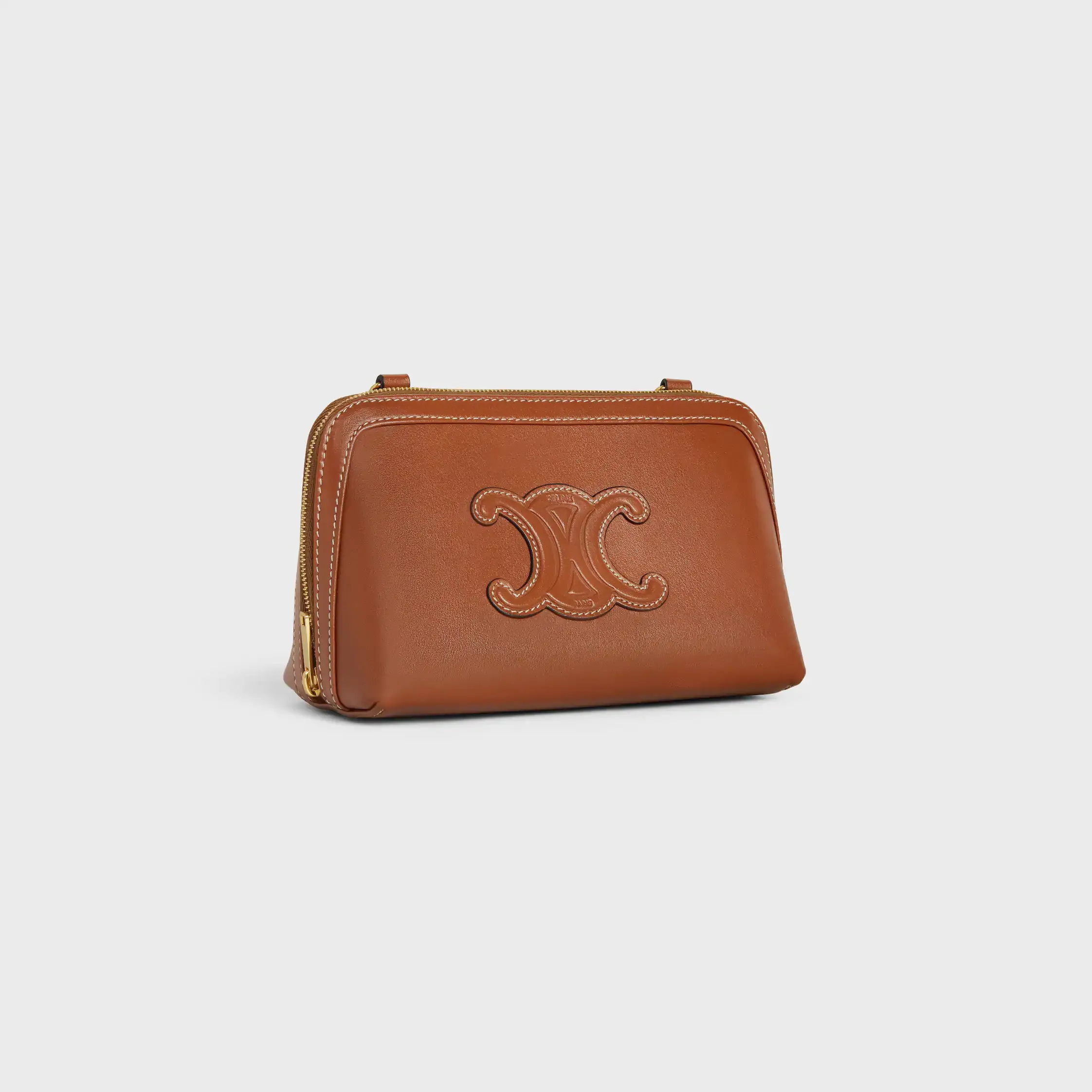 Sac à main en chaîne en cuir de veau lisse