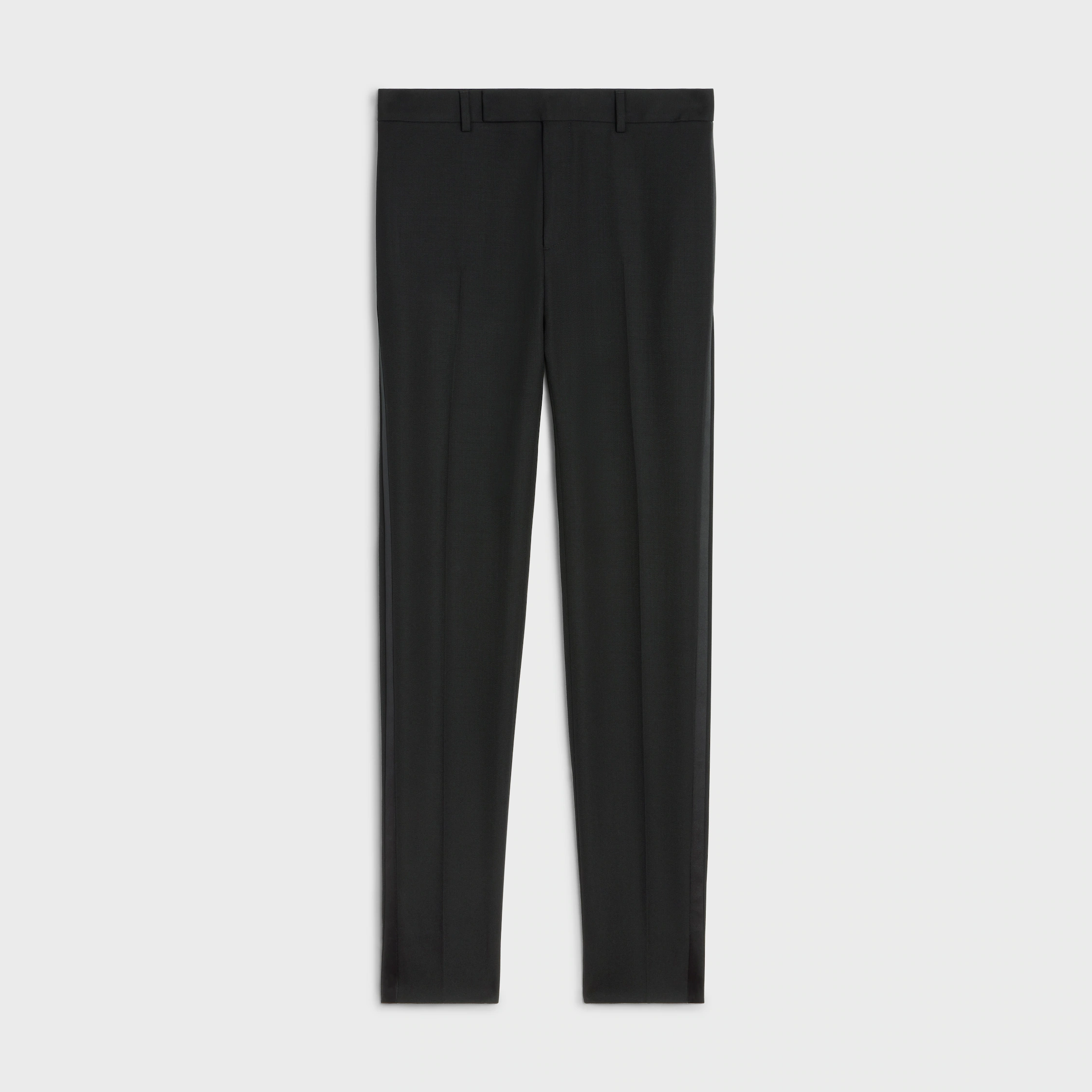 PANTALON CLASSIQUE TUX EN LAINES GRAIN DE POUDRE