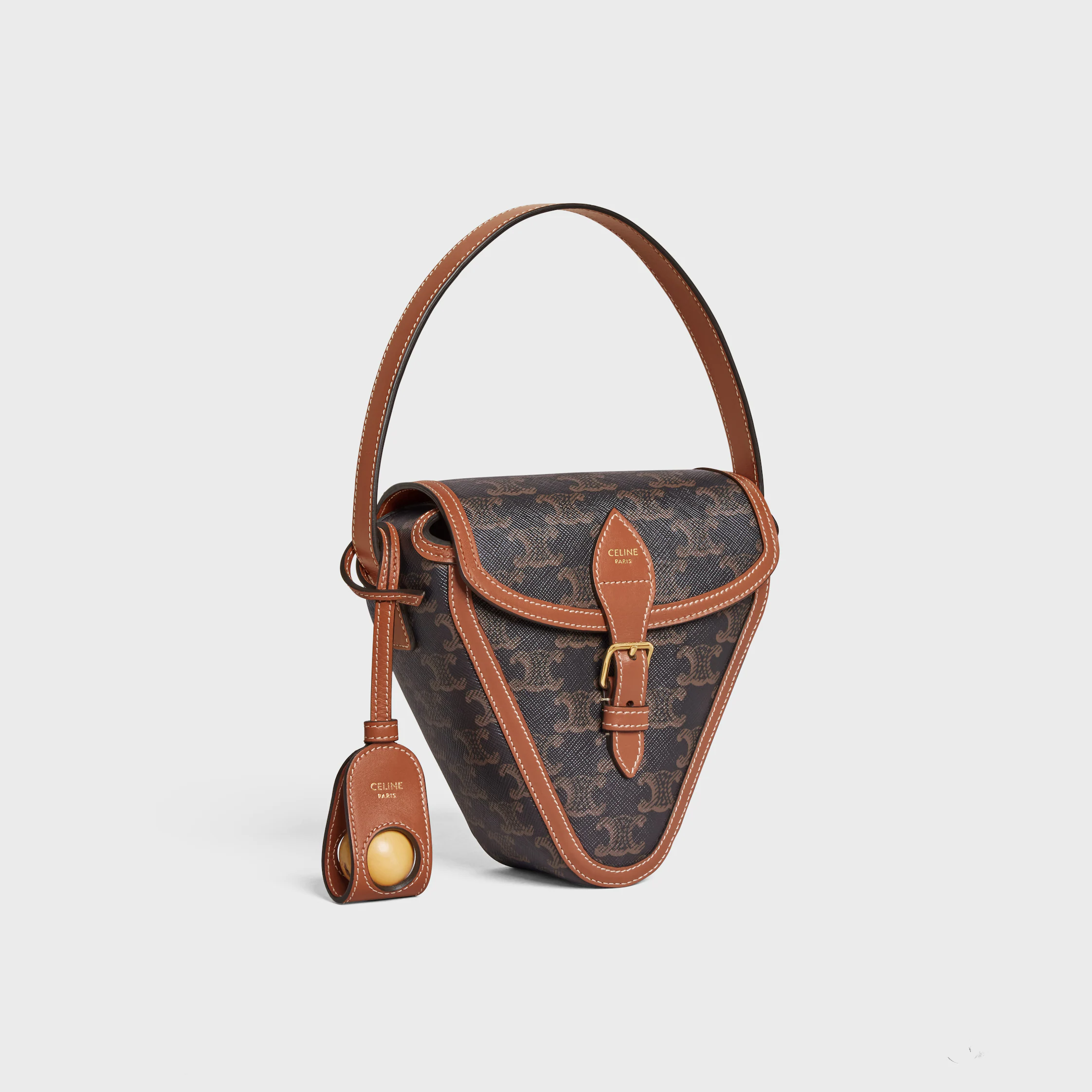 JEUX DE PÉTANQUE CELINE EN TOILE TRIOMPHE ET CUIR DE VEAU