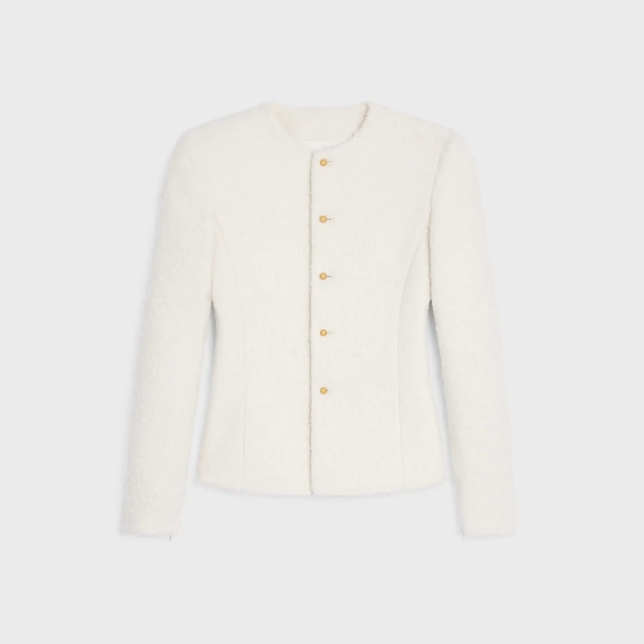 manteau en cachemire et laine nid de poule