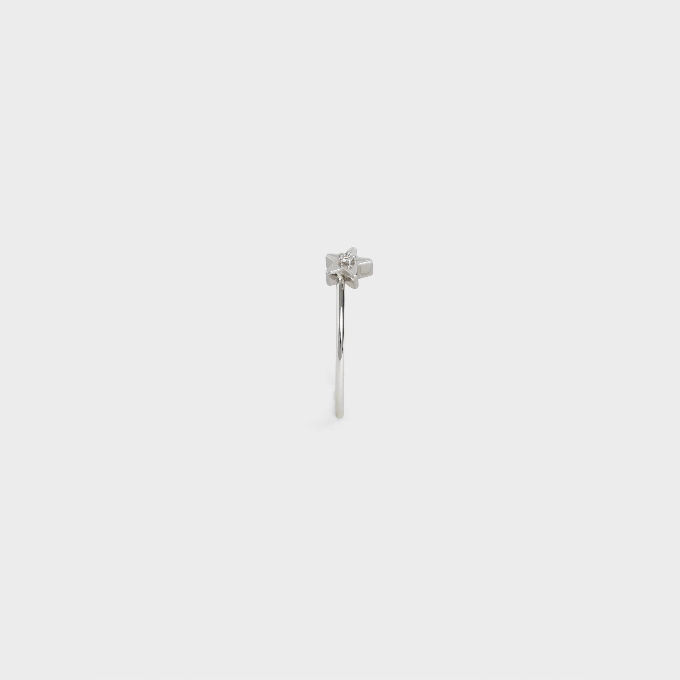 Anneau Étoile Celine en or blanc et diamant