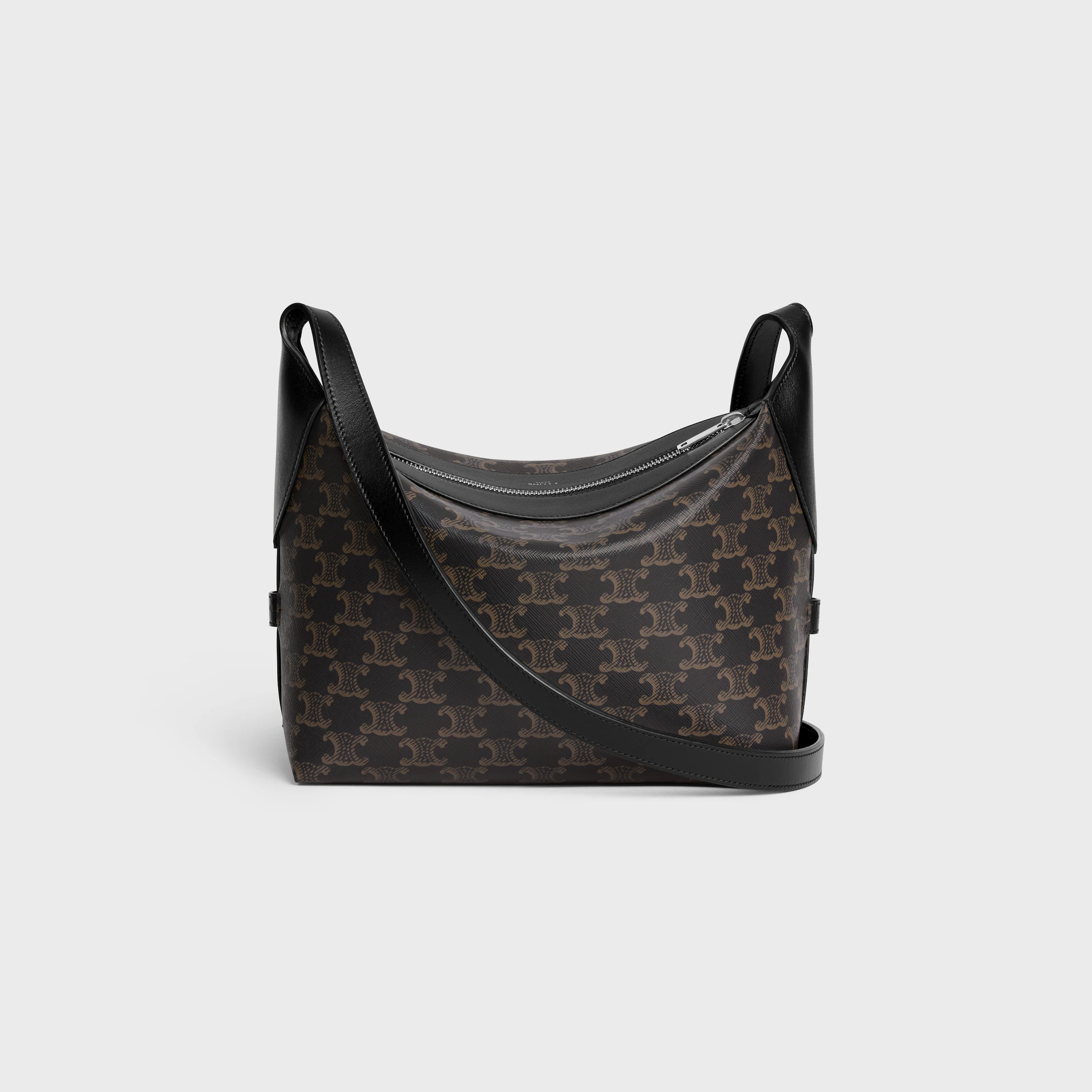 SAC À MAIN HARRY EN TOILE TRIOMPHE ET CUIR DE VEAU