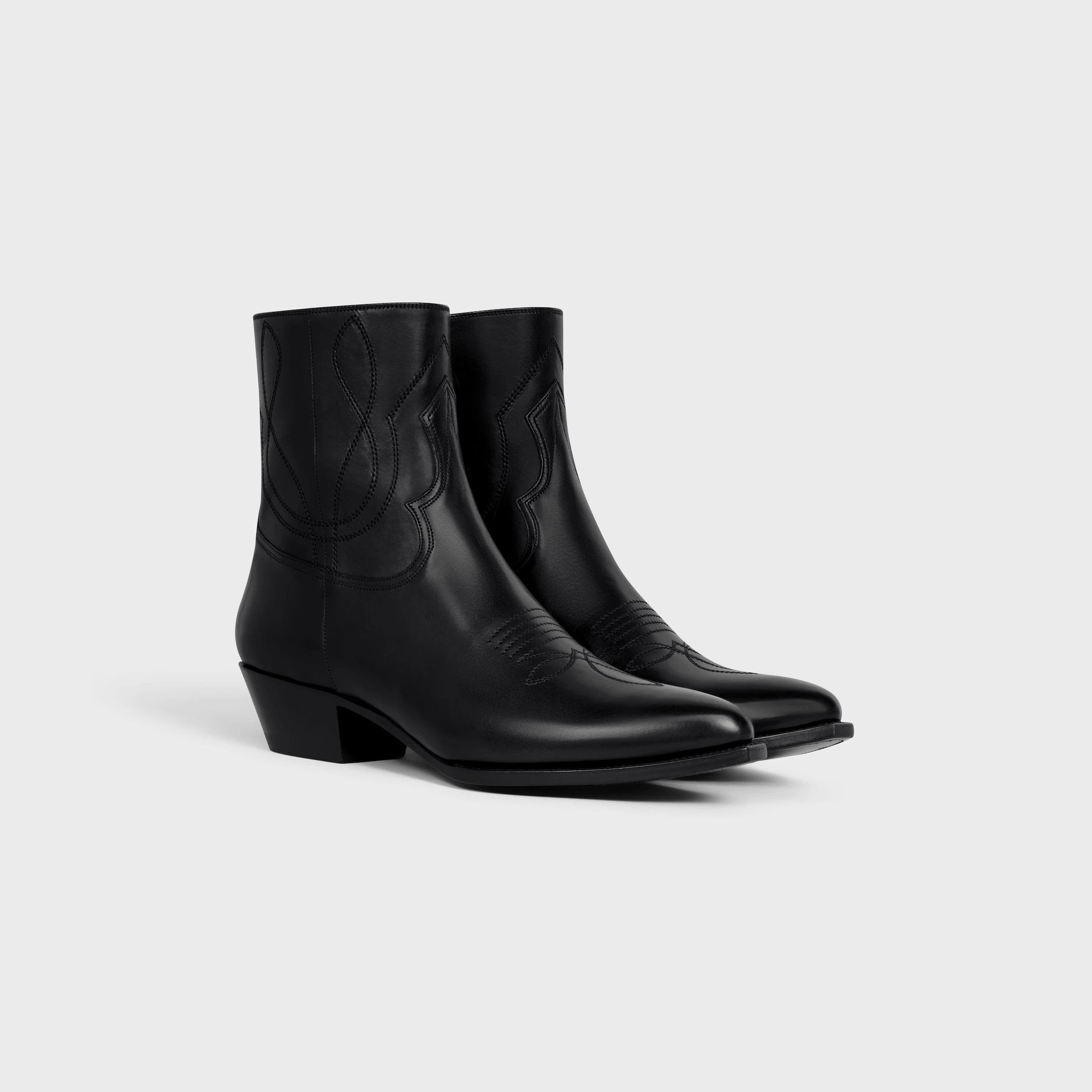 BOTTES ZIPPÉES WESTERN CELINE EN VEAU