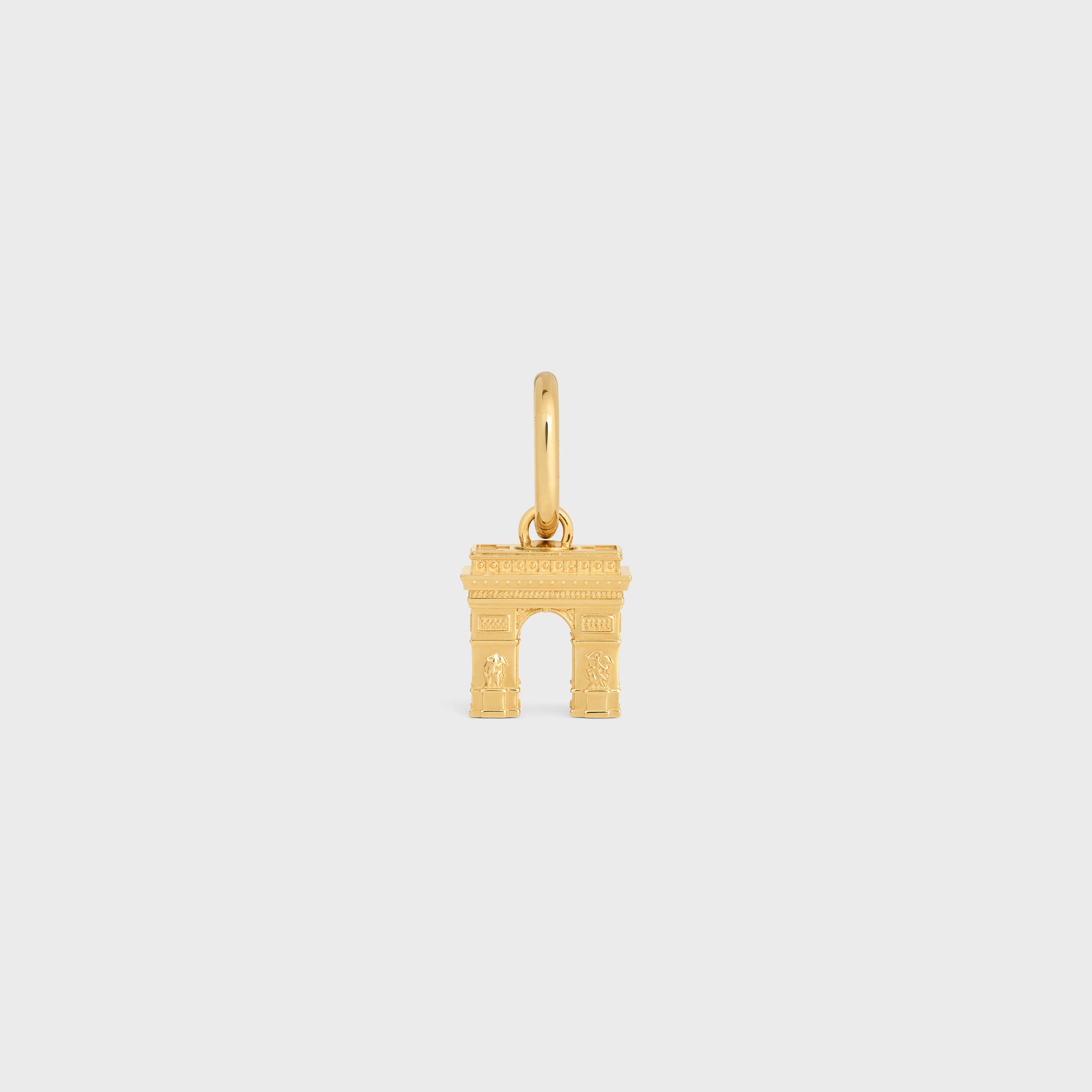 CHARM ARC DE TRIOMPHE EN LAiton FINI OR