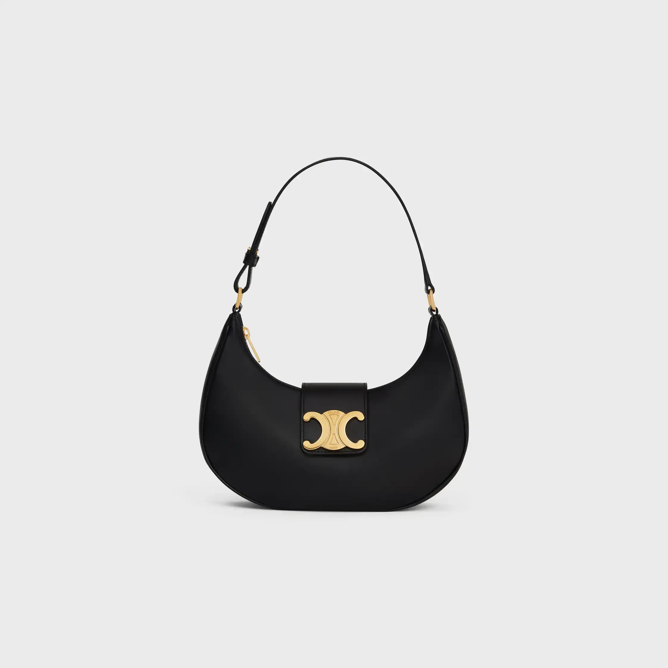 SAC MEDIUM AVA TRIOMPHE EN PEAU DE VEAU LISSE