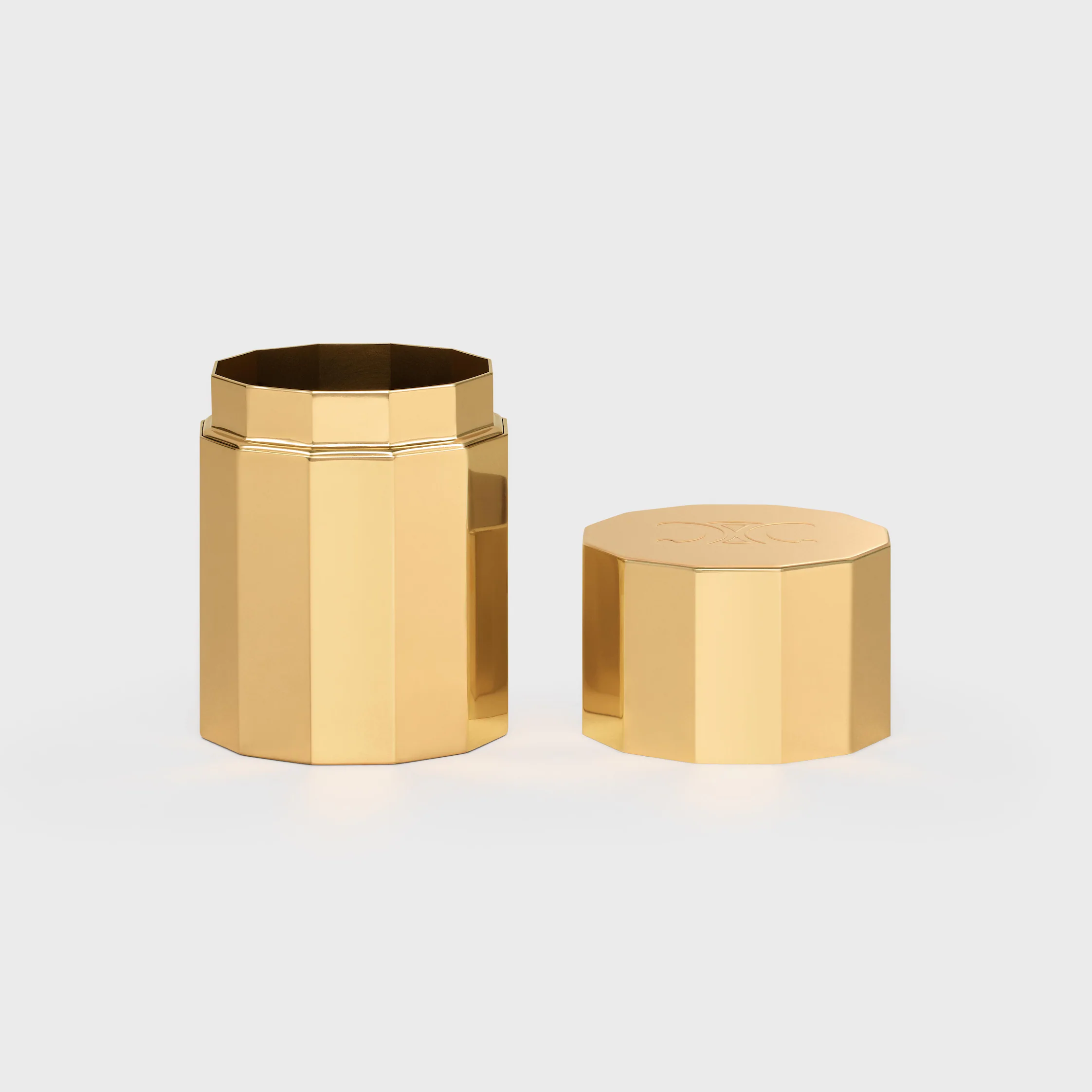 pot de coton-tige en aluminium