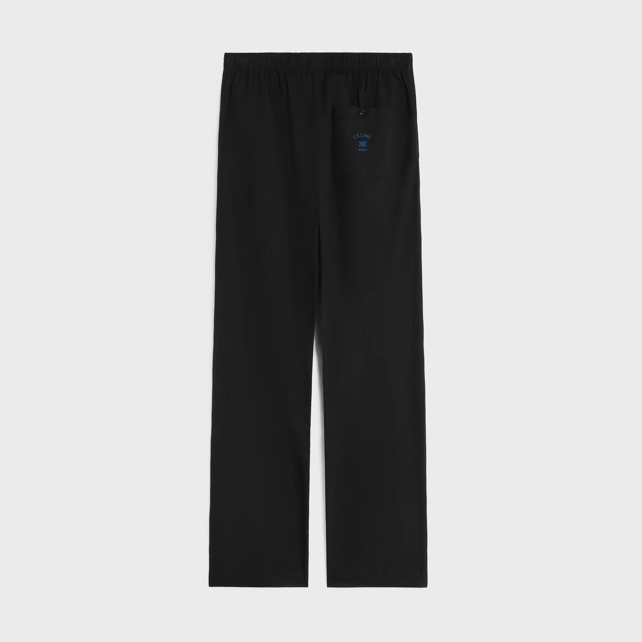 Pantalon en tissu coton et lin