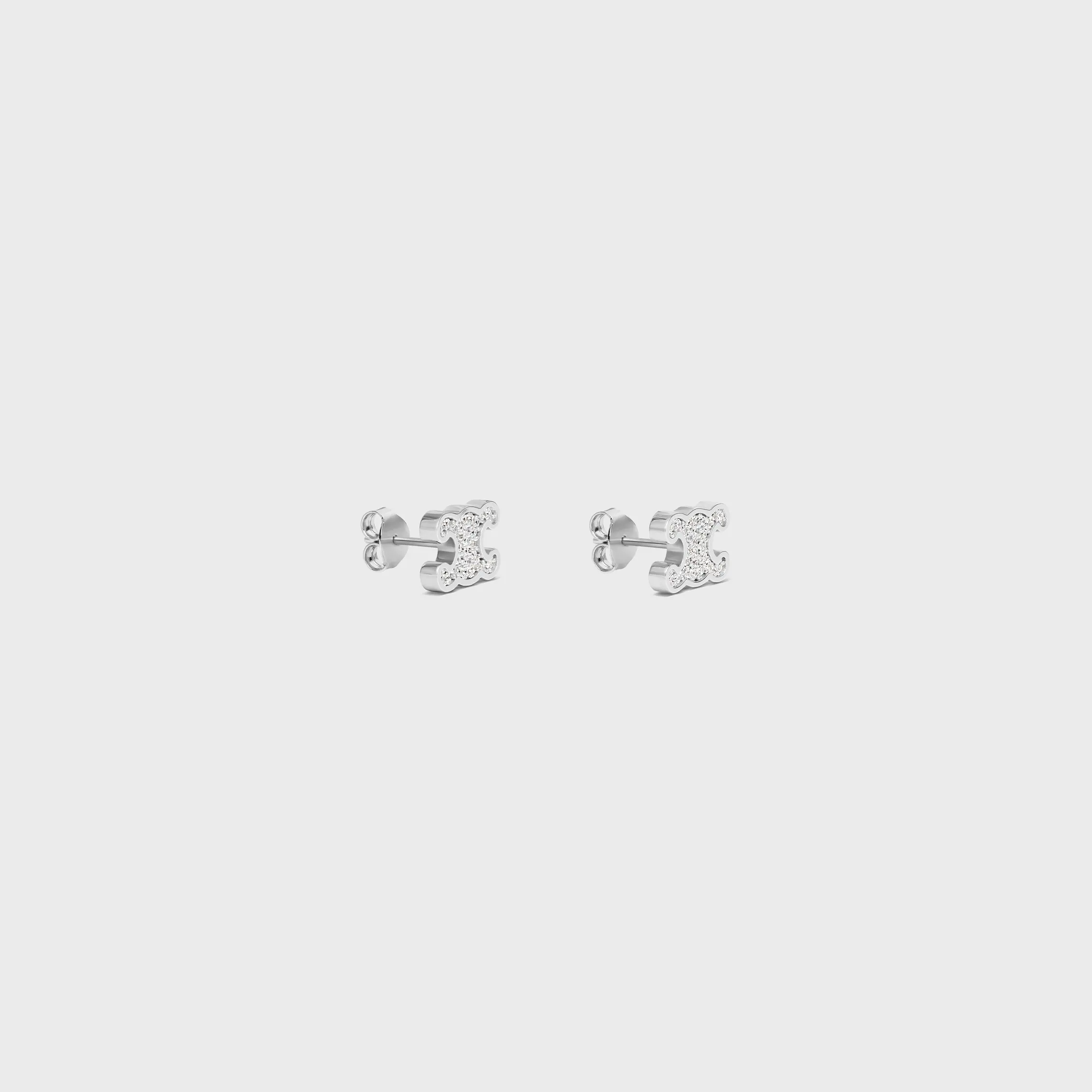 Triomphe Piercings Strass et laiton avec finition rhodiée
