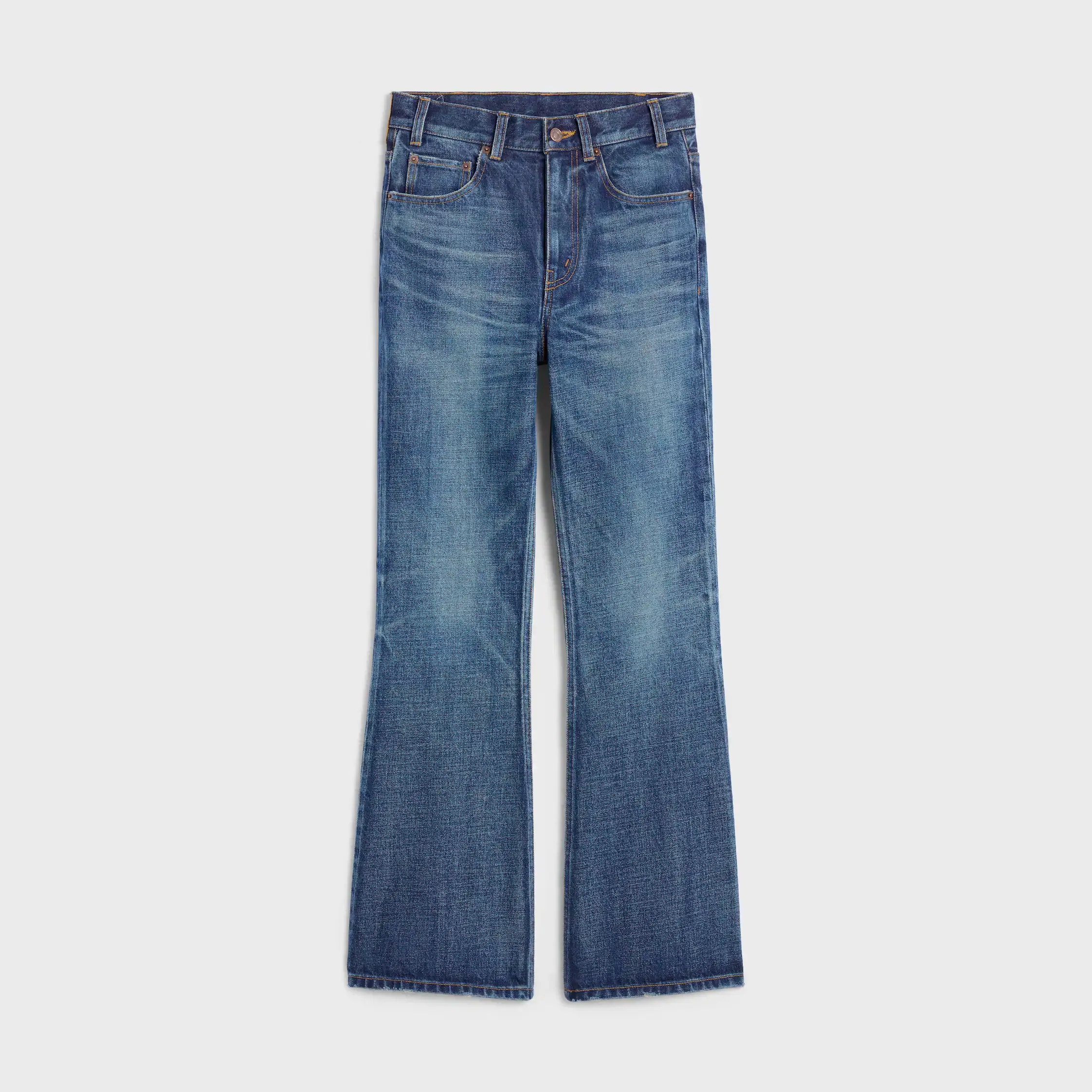 jeans bootcut en denim lavage union foncé