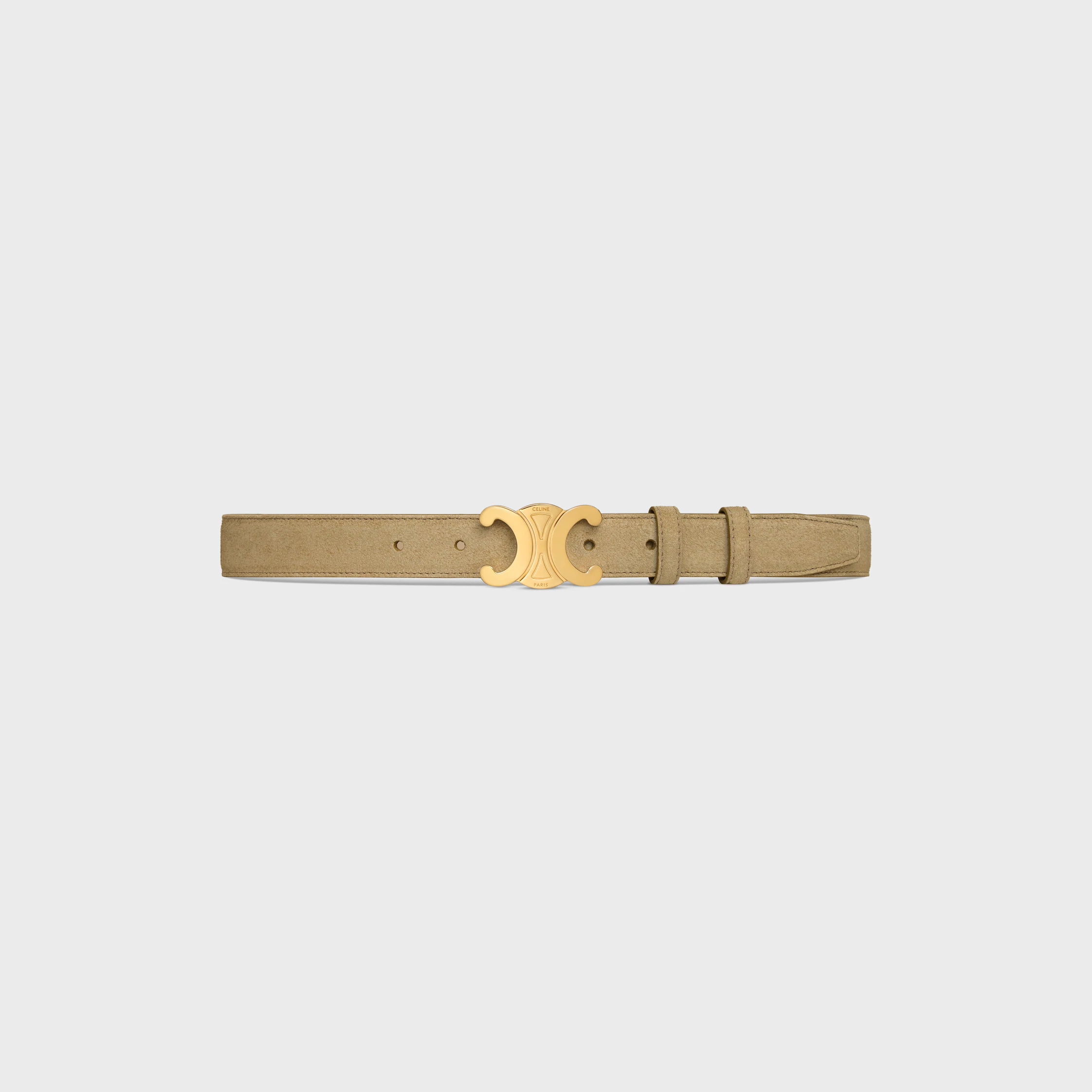 Ceinture Triomphe 25 MM EN SUÈDE DE VEAU