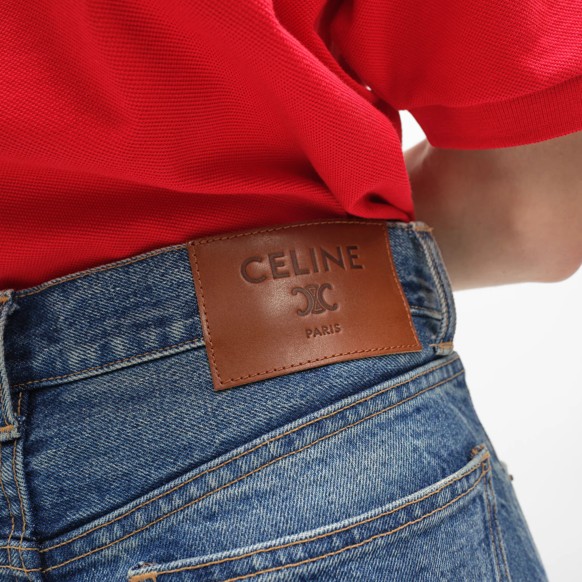 jeans kurt en denim de coton