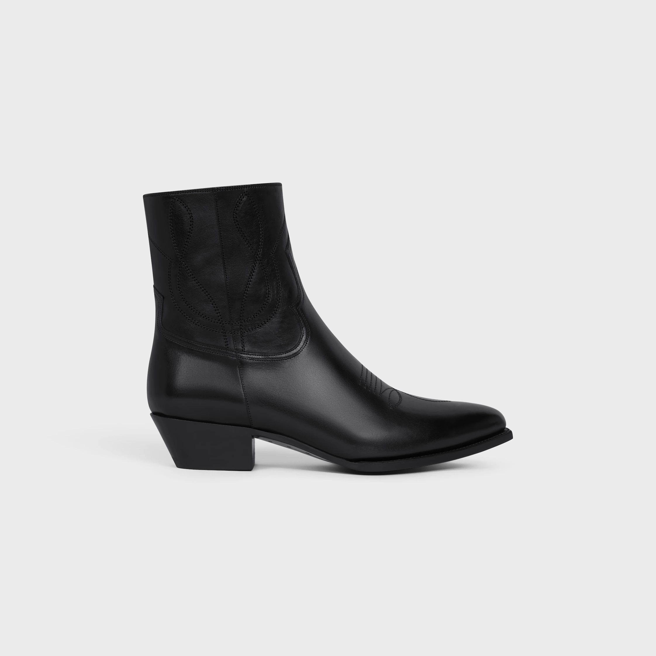 BOTTES ZIPPÉES WESTERN CELINE EN VEAU