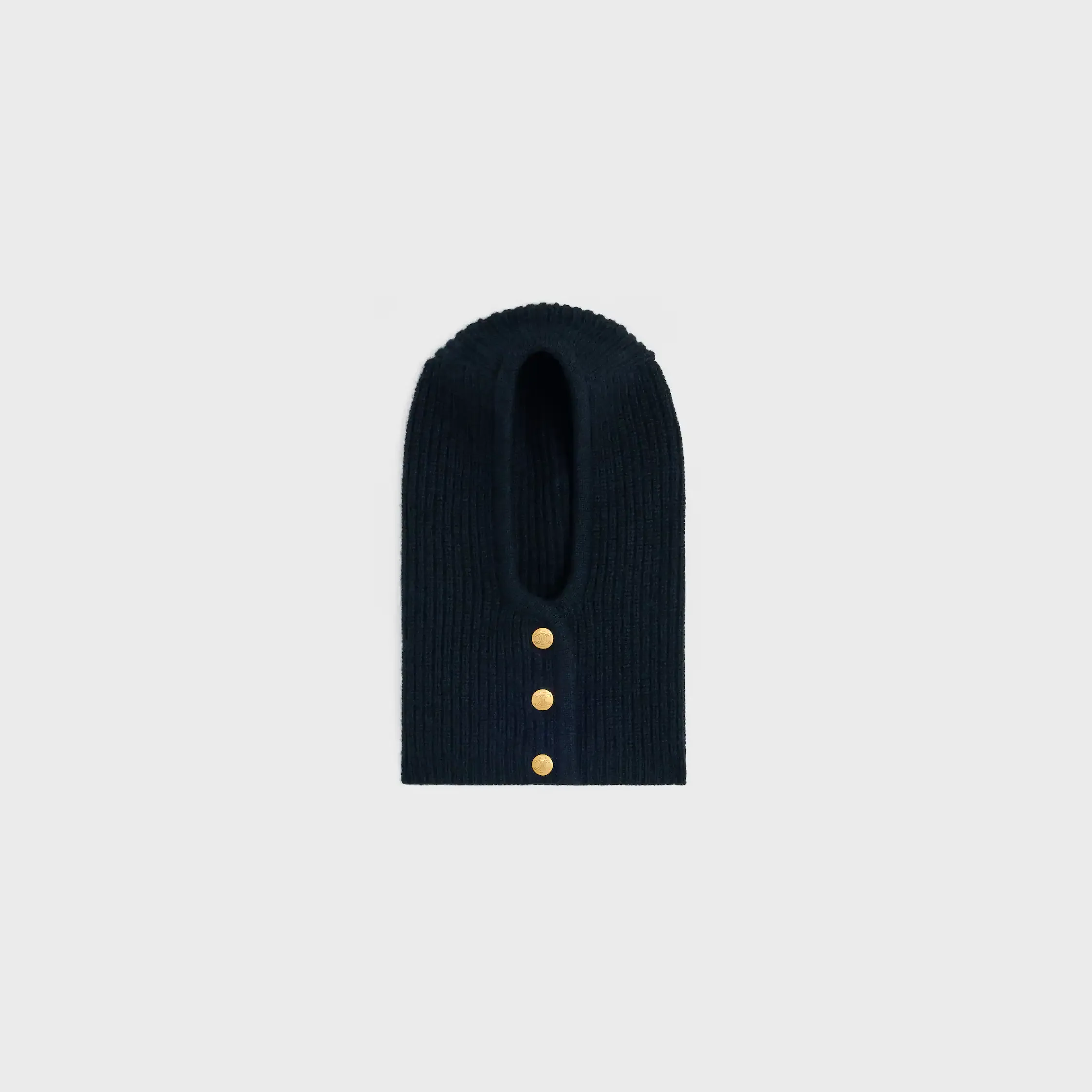 Balaclava en cachemire sans couture
