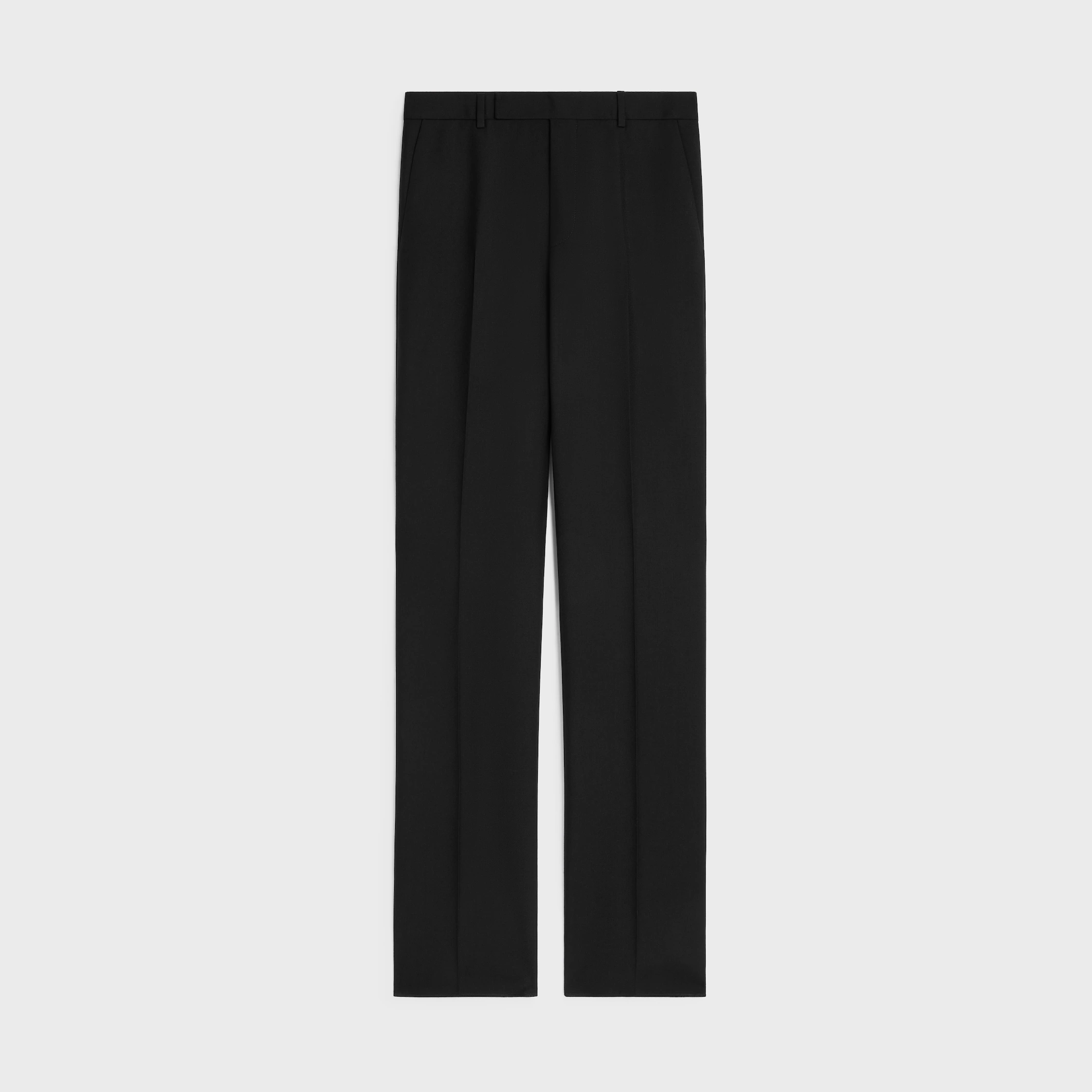 Pantalon mods en gabardine de laine