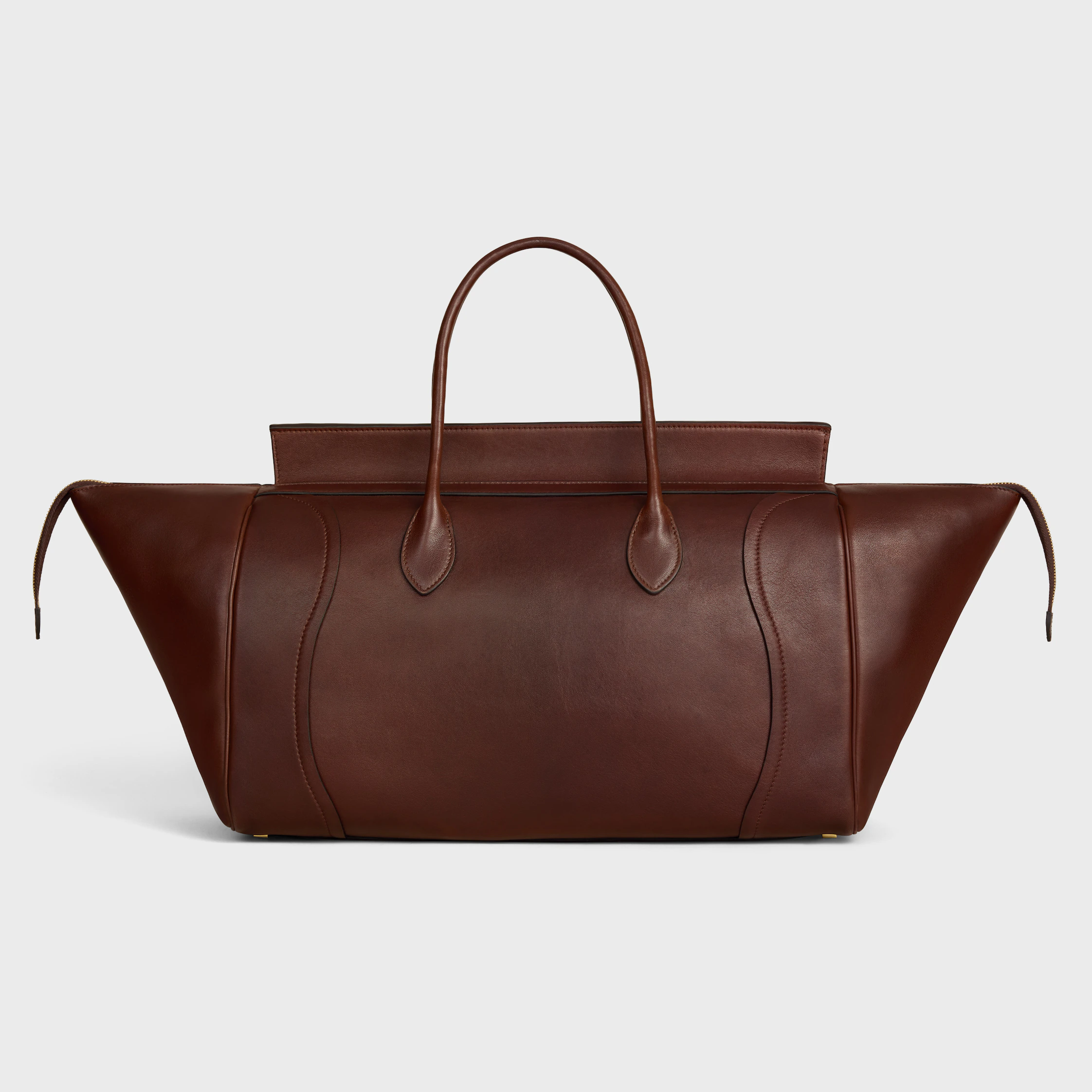 GRANDS VALISES EN PEAU DE MOUTON SOUPLE ET BRILLANTE