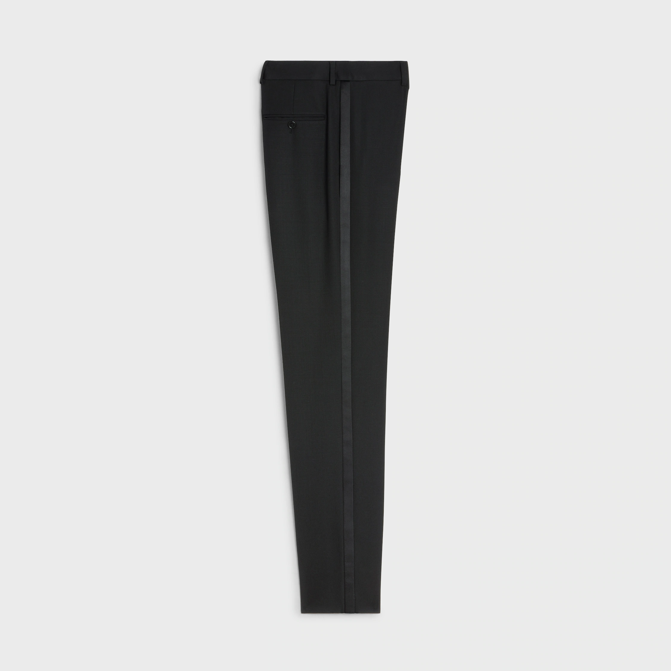 PANTALON CLASSIQUE TUX EN LAINES GRAIN DE POUDRE