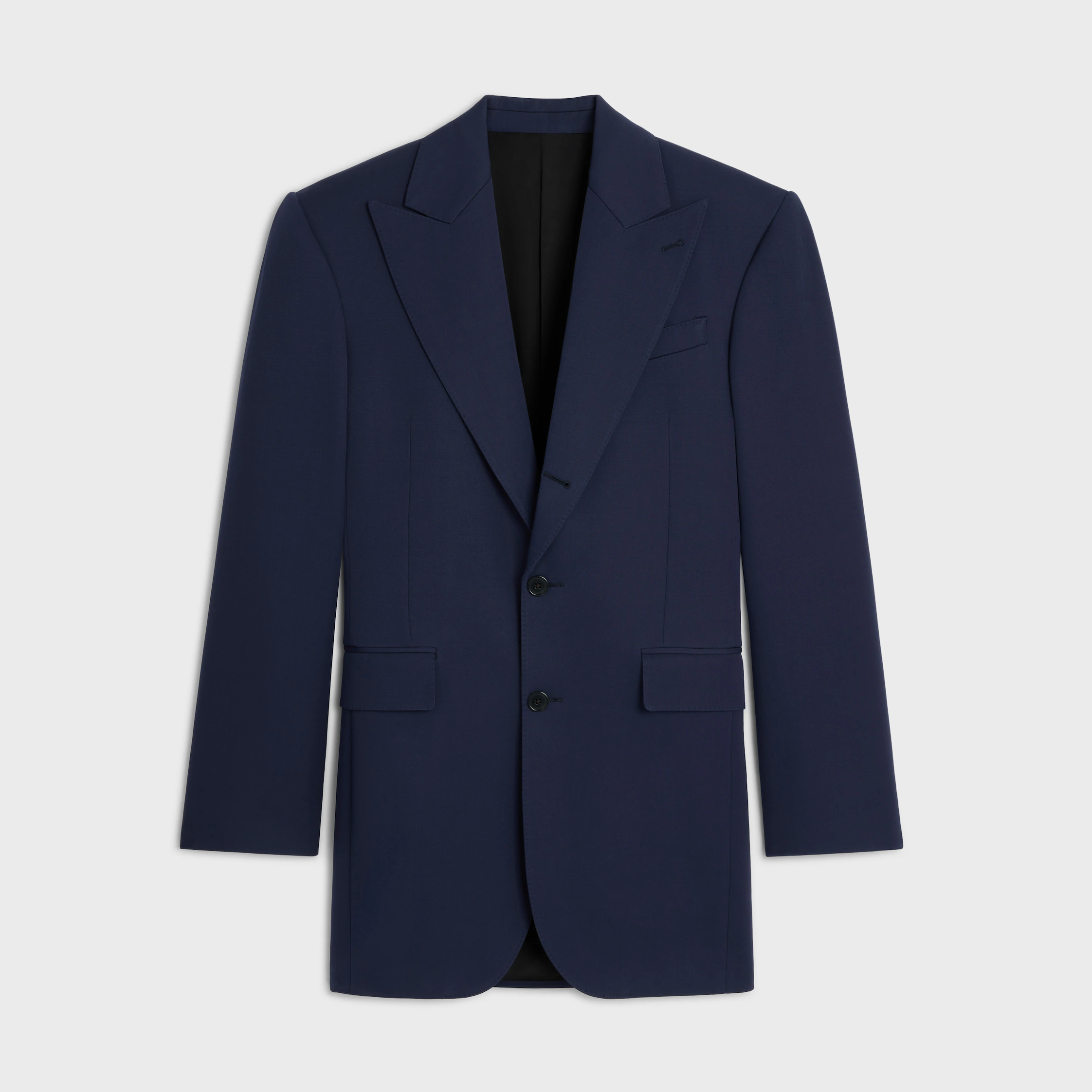 manteau colonne IN GRAIN DE POUDRE LAINe