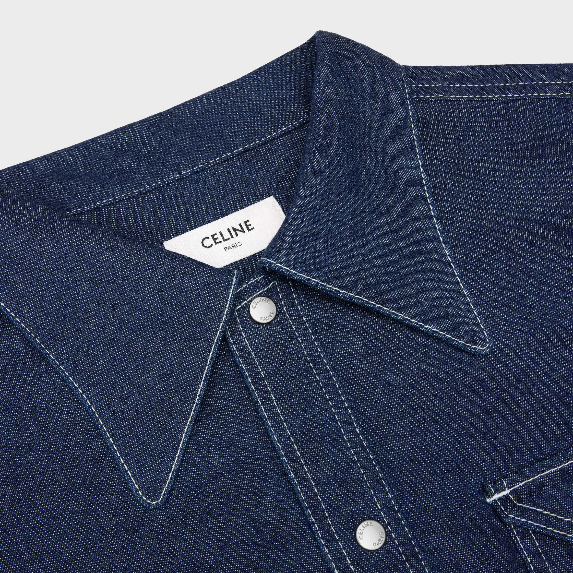 Chemise en denim coton