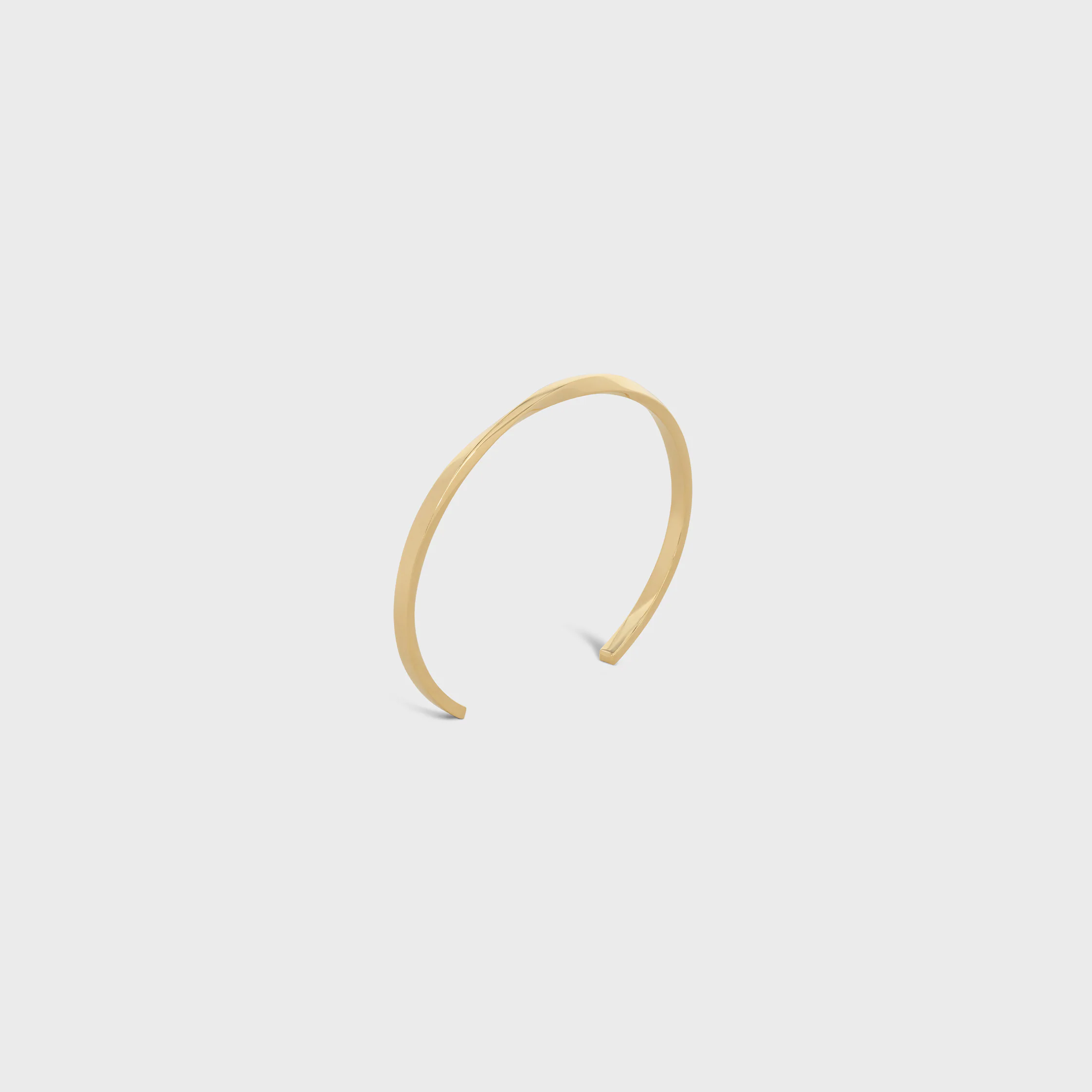 Bracelet torsion en or jaune