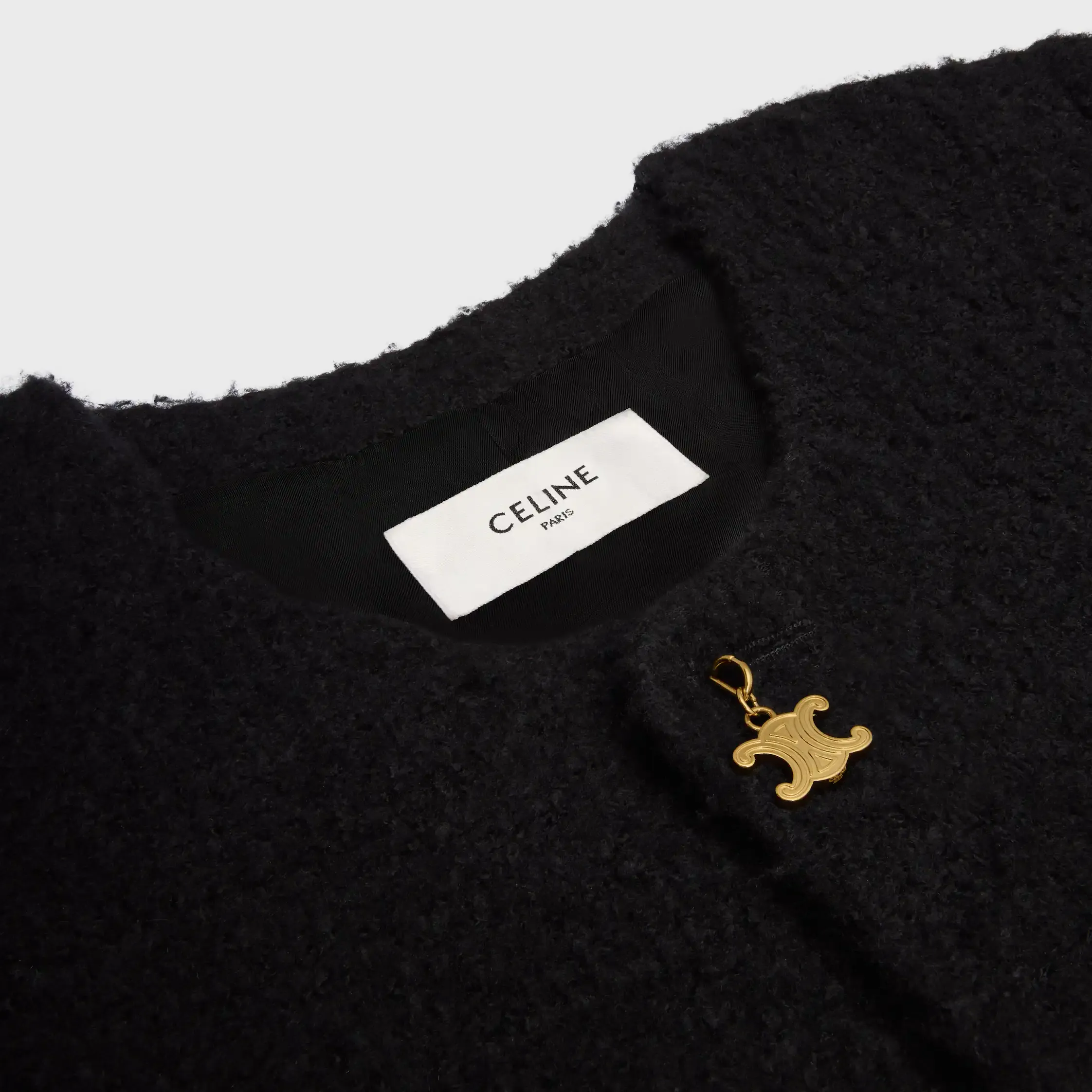manteau maggie en cachemire et laine natté