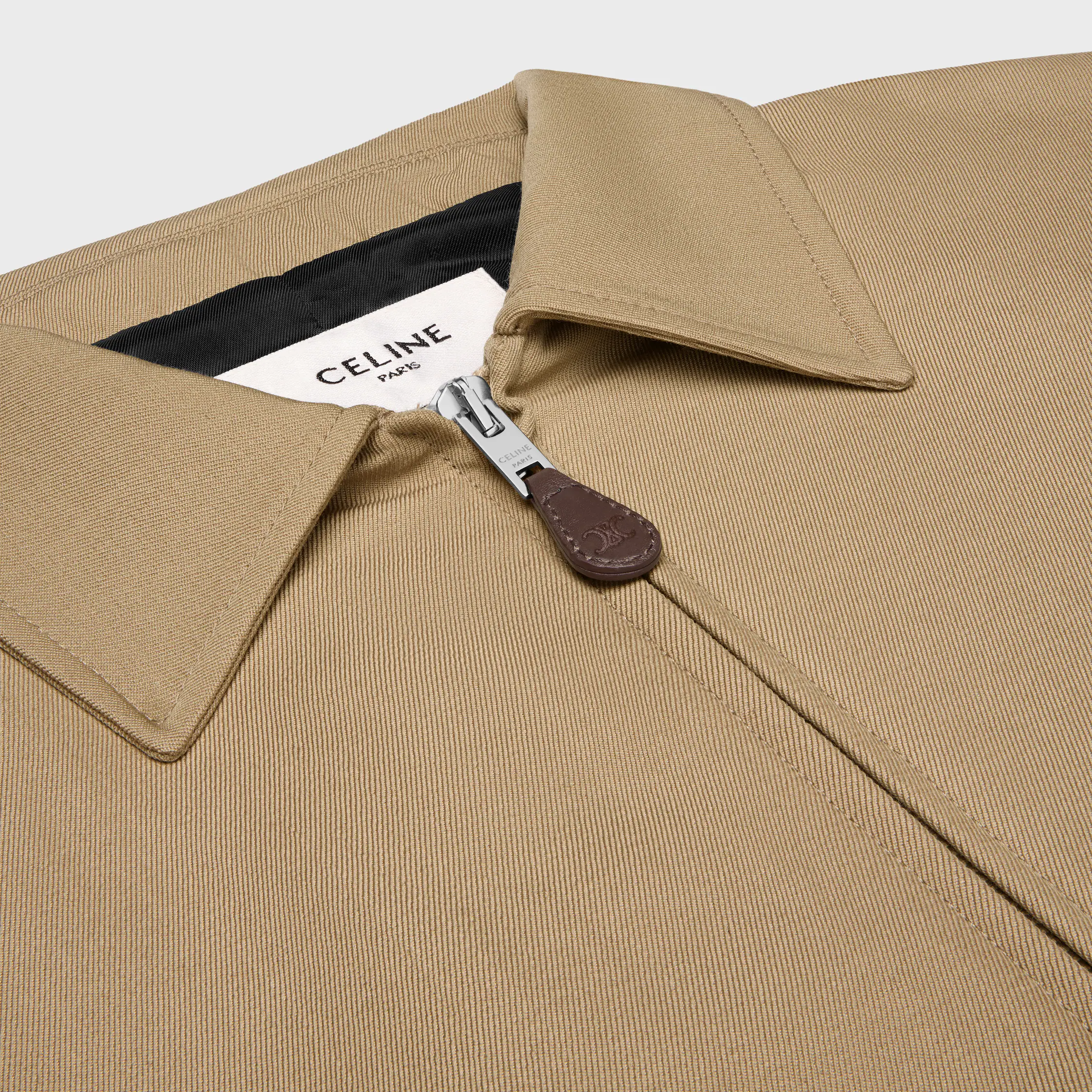 blouson EN COTON ET GABARDINE DE LAINES