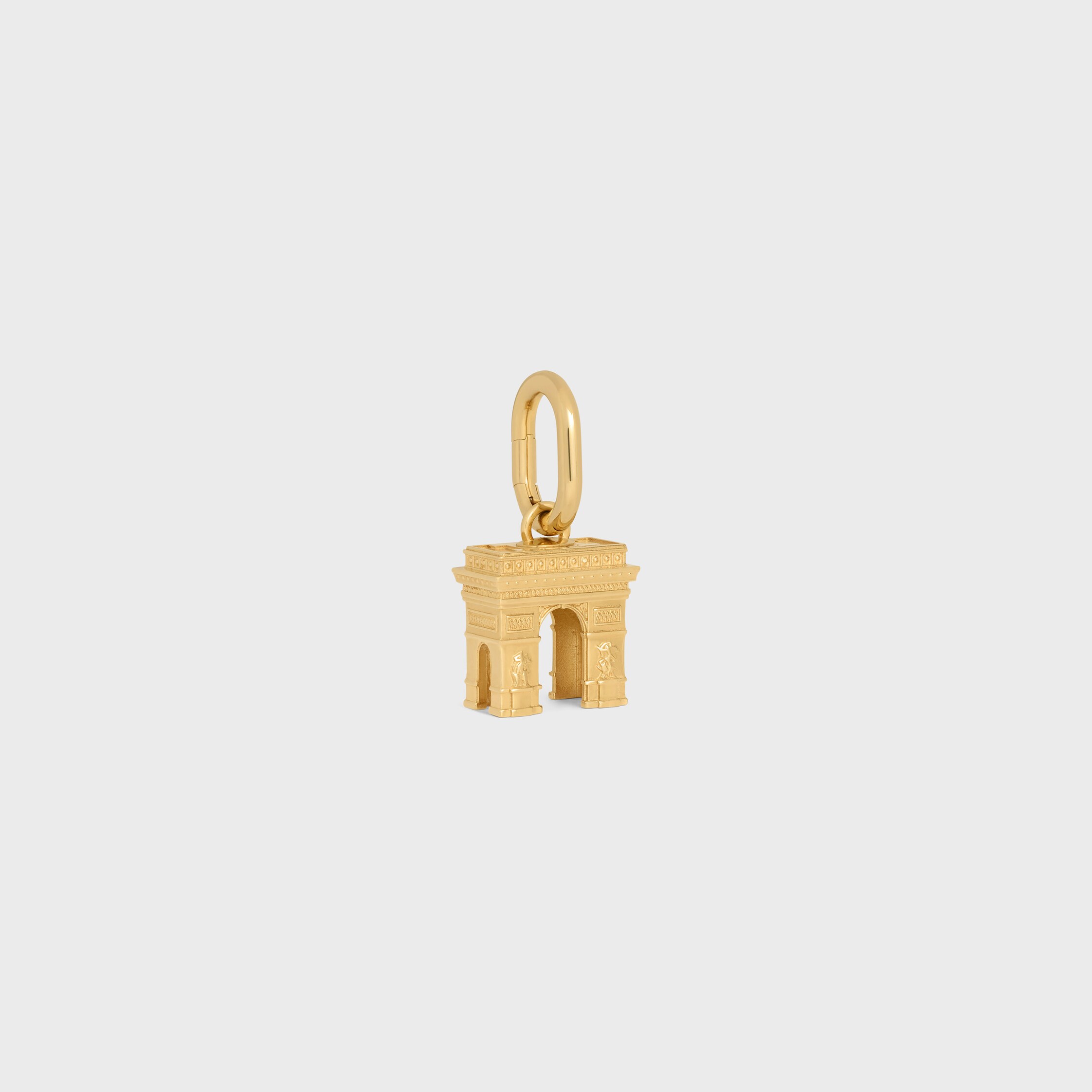 CHARM ARC DE TRIOMPHE EN LAiton FINI OR